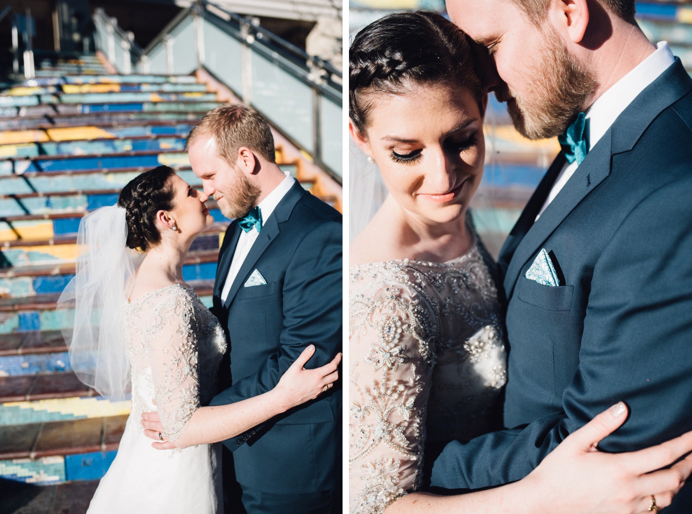 Amy + Jacob - Downtown Silver Spring Wedding Portraits - Maryland Wedding Photographer - Alison Dunn Photography photo