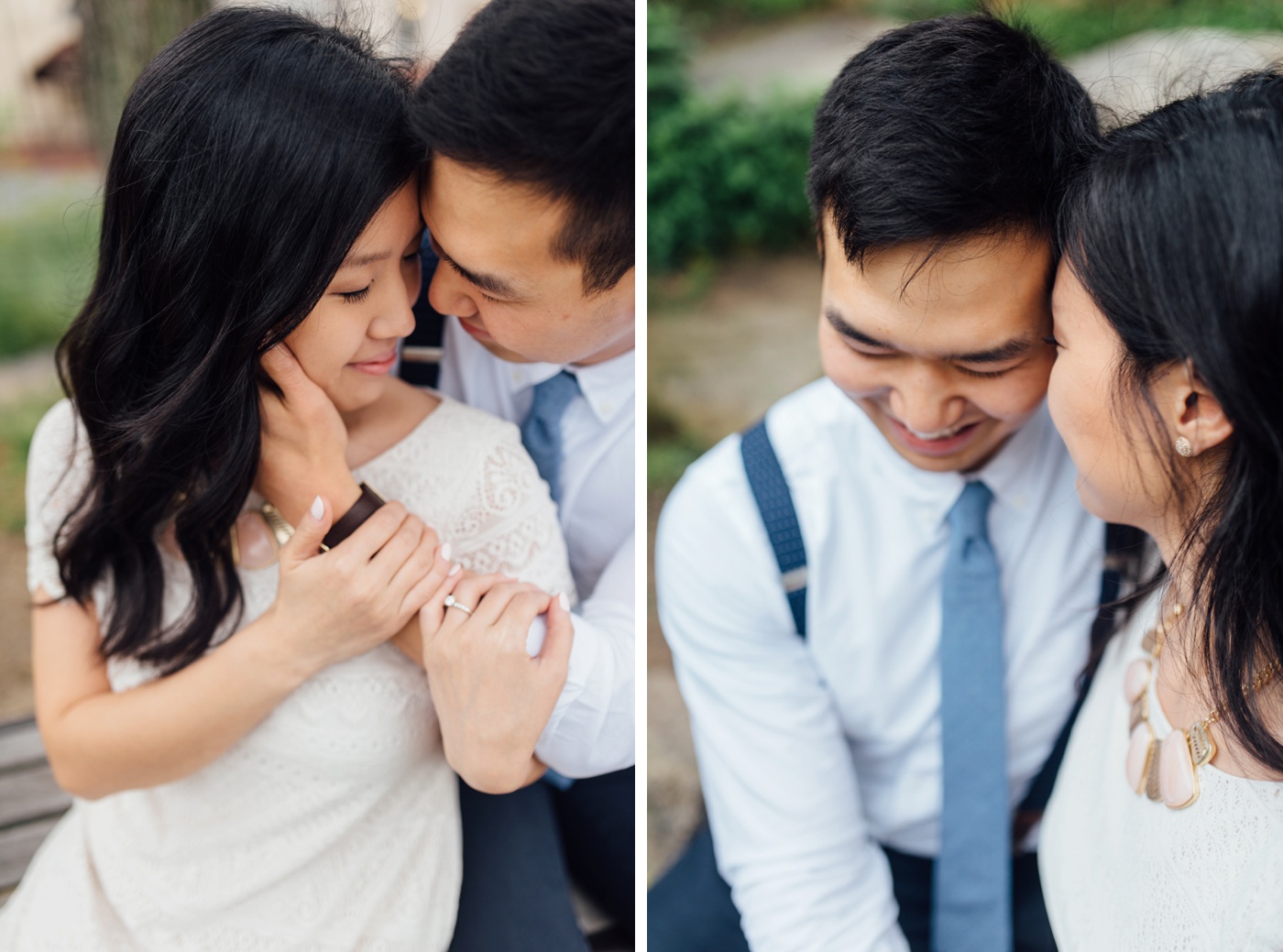 Moon + Nina - Philadelphia Art Museum Engagement Session - Alison Dunn Photography photo