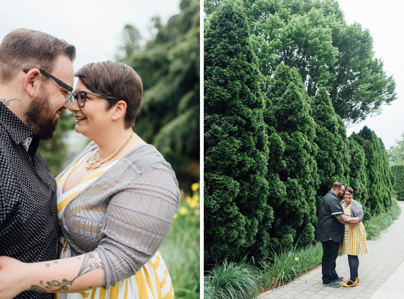 Erin + Tim - Grounds for Sculpture - Hamilton New Jersey Engagement Session - Alison Dunn Photography photo