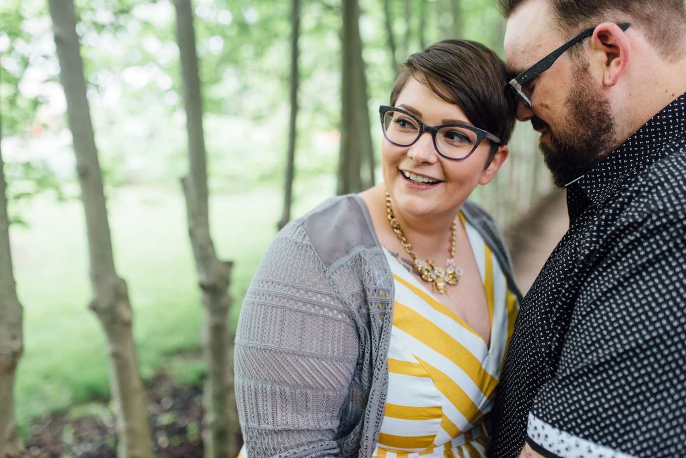 Erin + Tim - Grounds for Sculpture - Hamilton New Jersey Engagement Session - Alison Dunn Photography photo