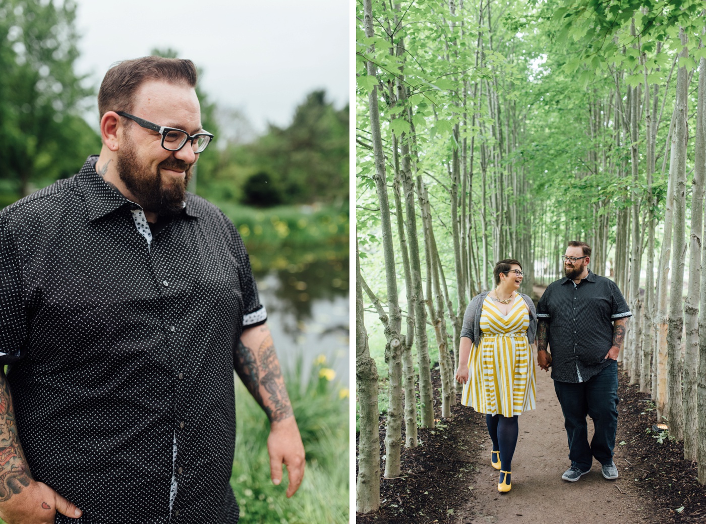 16 - Erin + Tim - Grounds for Sculpture - Hamilton New Jersey Engagement Session - Alison Dunn Photography