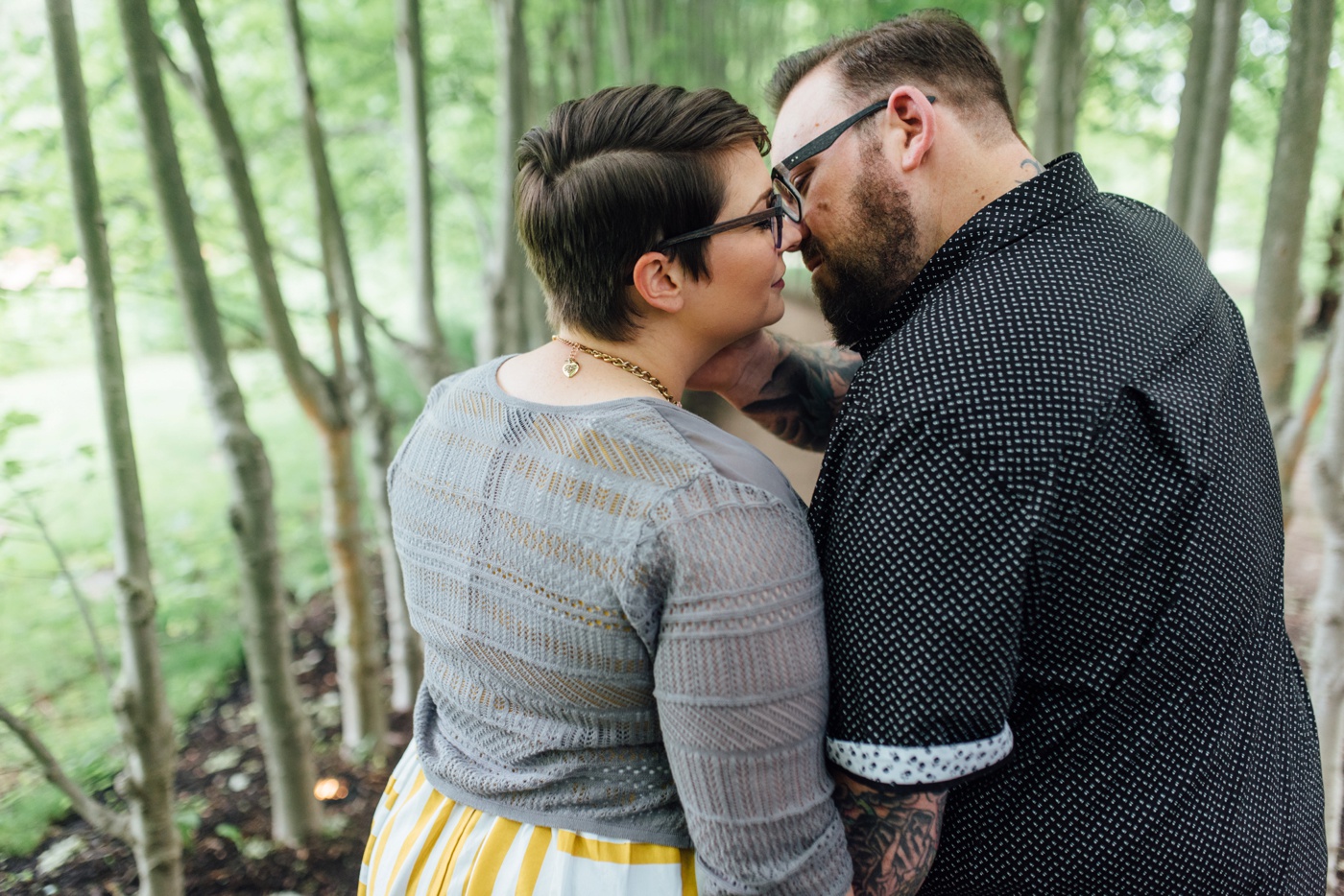 Erin + Tim - Grounds for Sculpture - Hamilton New Jersey Engagement Session - Alison Dunn Photography photo