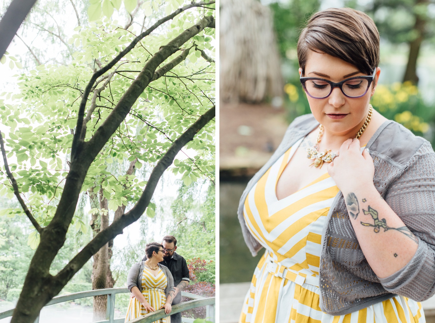 Erin + Tim - Grounds for Sculpture - Hamilton New Jersey Engagement Session - Alison Dunn Photography photo