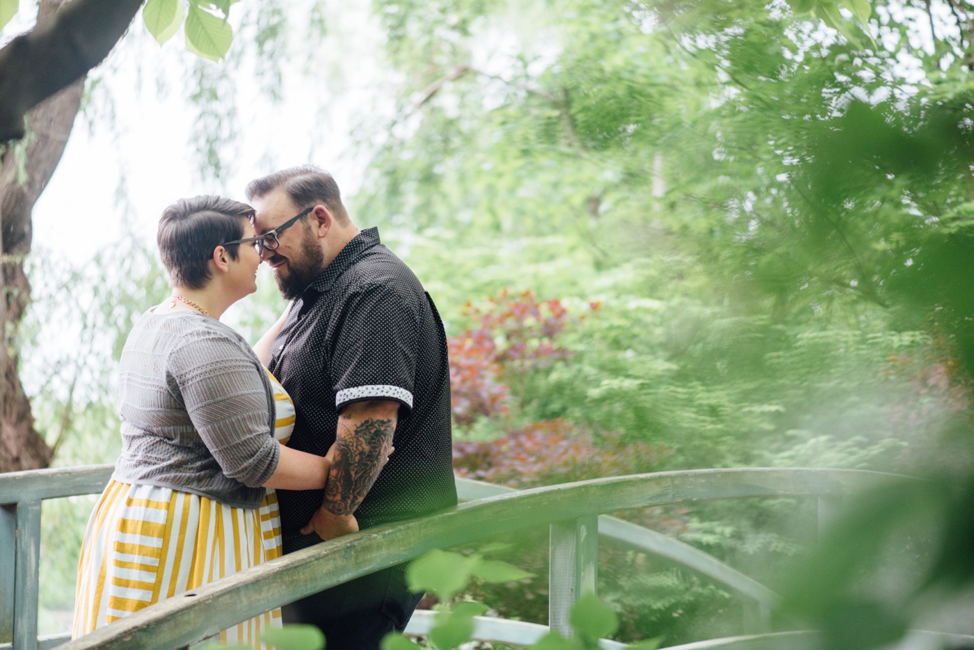 Erin + Tim - Grounds for Sculpture - Hamilton New Jersey Engagement Session - Alison Dunn Photography photo