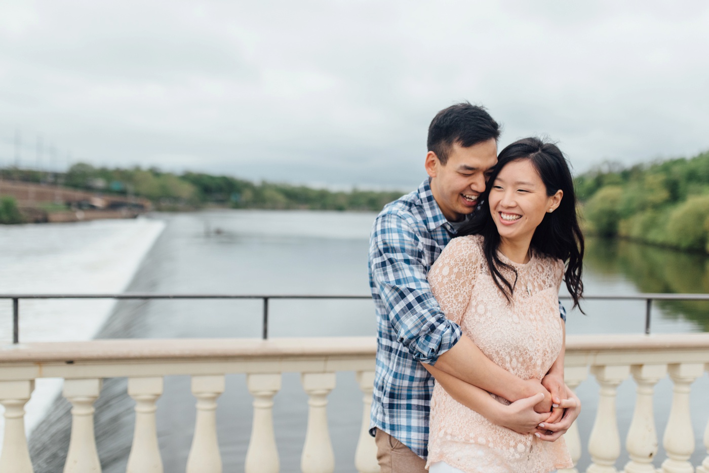 Moon + Nina - Philadelphia Art Museum Engagement Session - Alison Dunn Photography photo