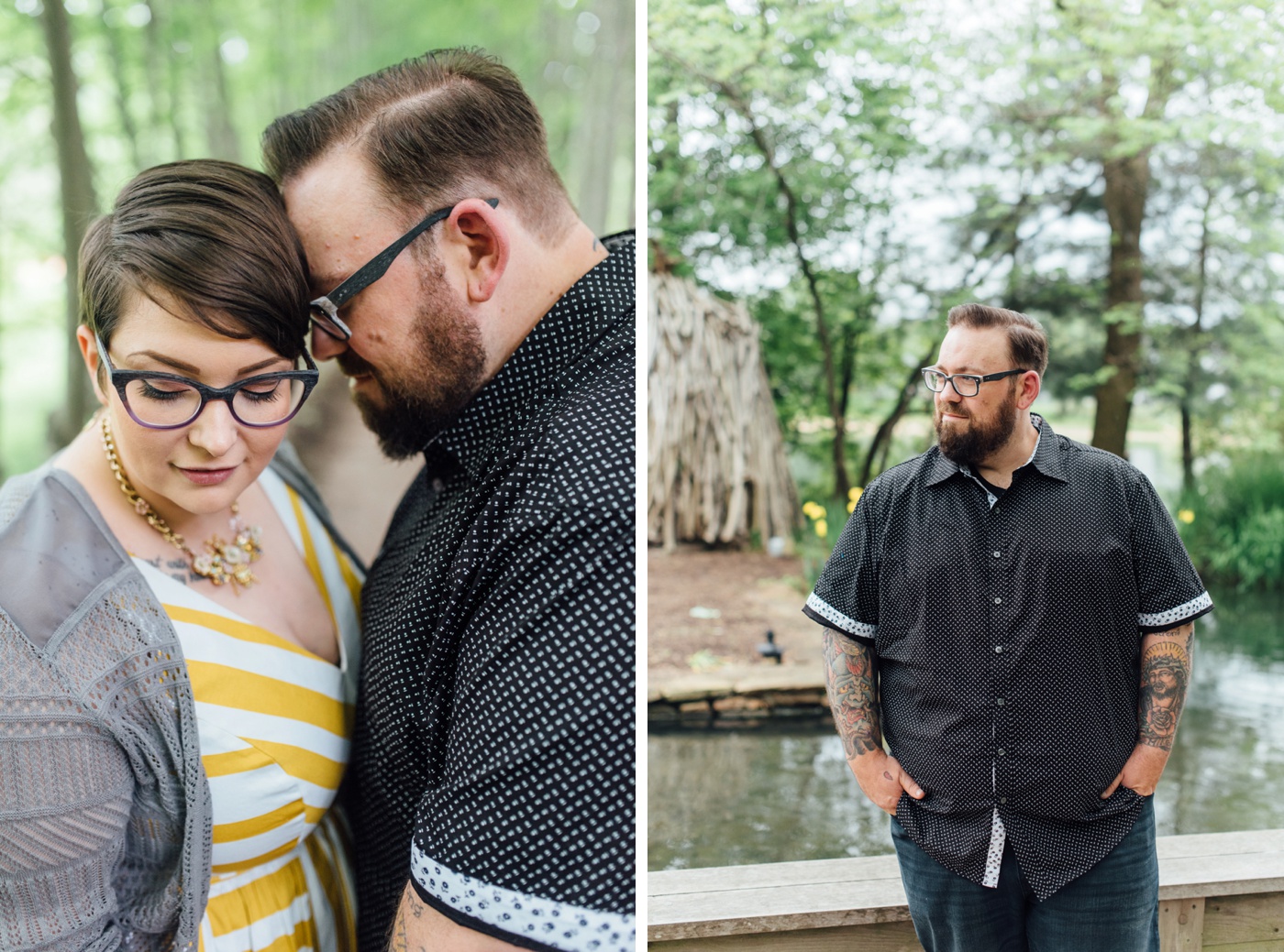 24 - Erin + Tim - Grounds for Sculpture - Hamilton New Jersey Engagement Session - Alison Dunn Photography
