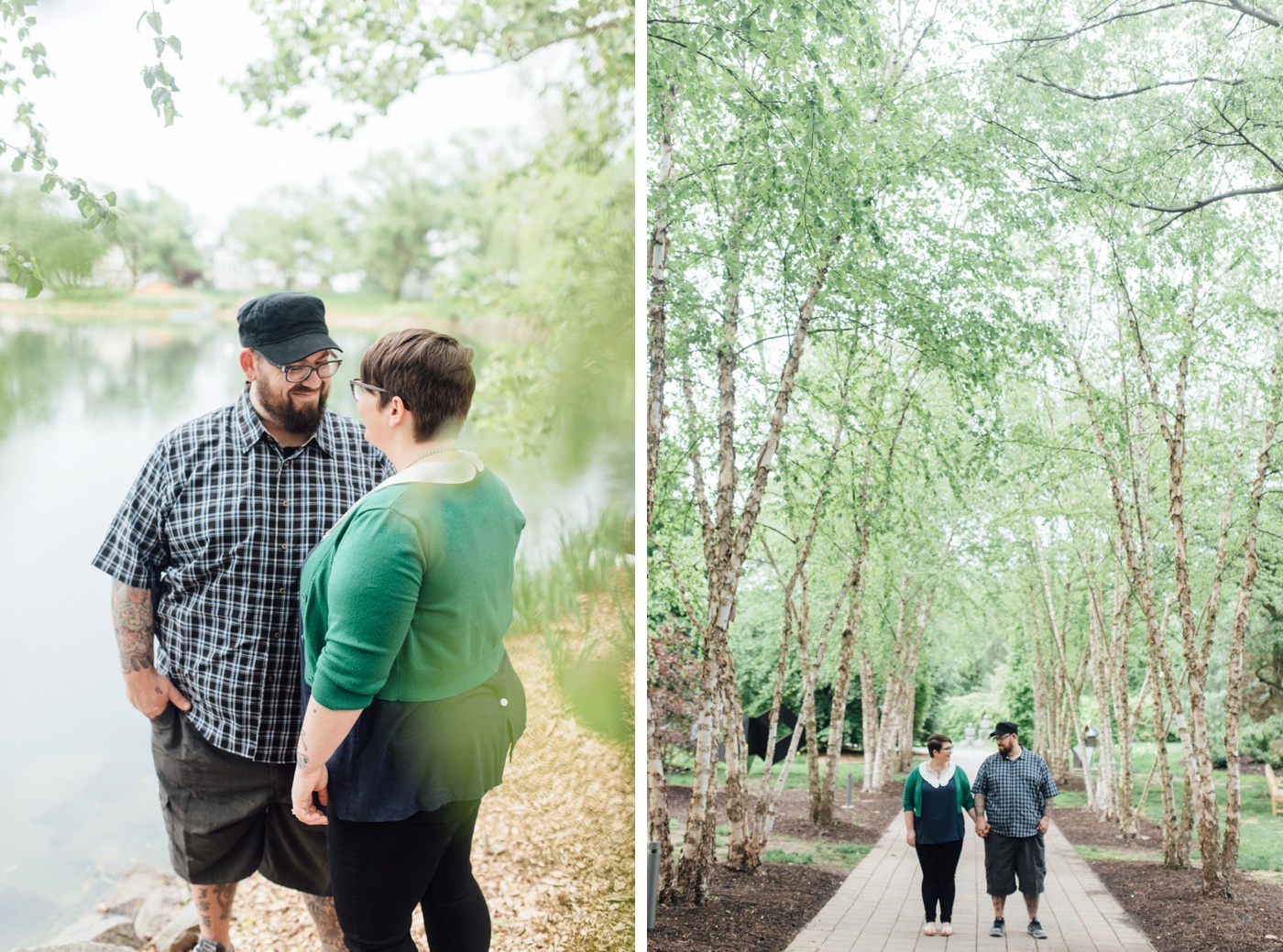 Erin + Tim - Grounds for Sculpture - Hamilton New Jersey Engagement Session - Alison Dunn Photography photo