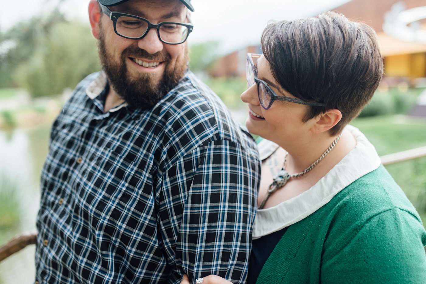 8 - Erin + Tim - Grounds for Sculpture - Hamilton New Jersey Engagement Session - Alison Dunn Photography