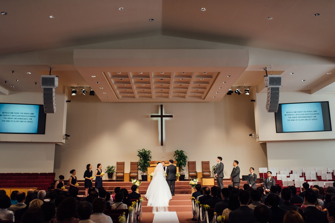 60 - Dan + Hannah - Yuong Sang Presbyterian Church Wedding Ceremony - Pennsylvania Wedding Photographer - Alison Dunn Photography photo