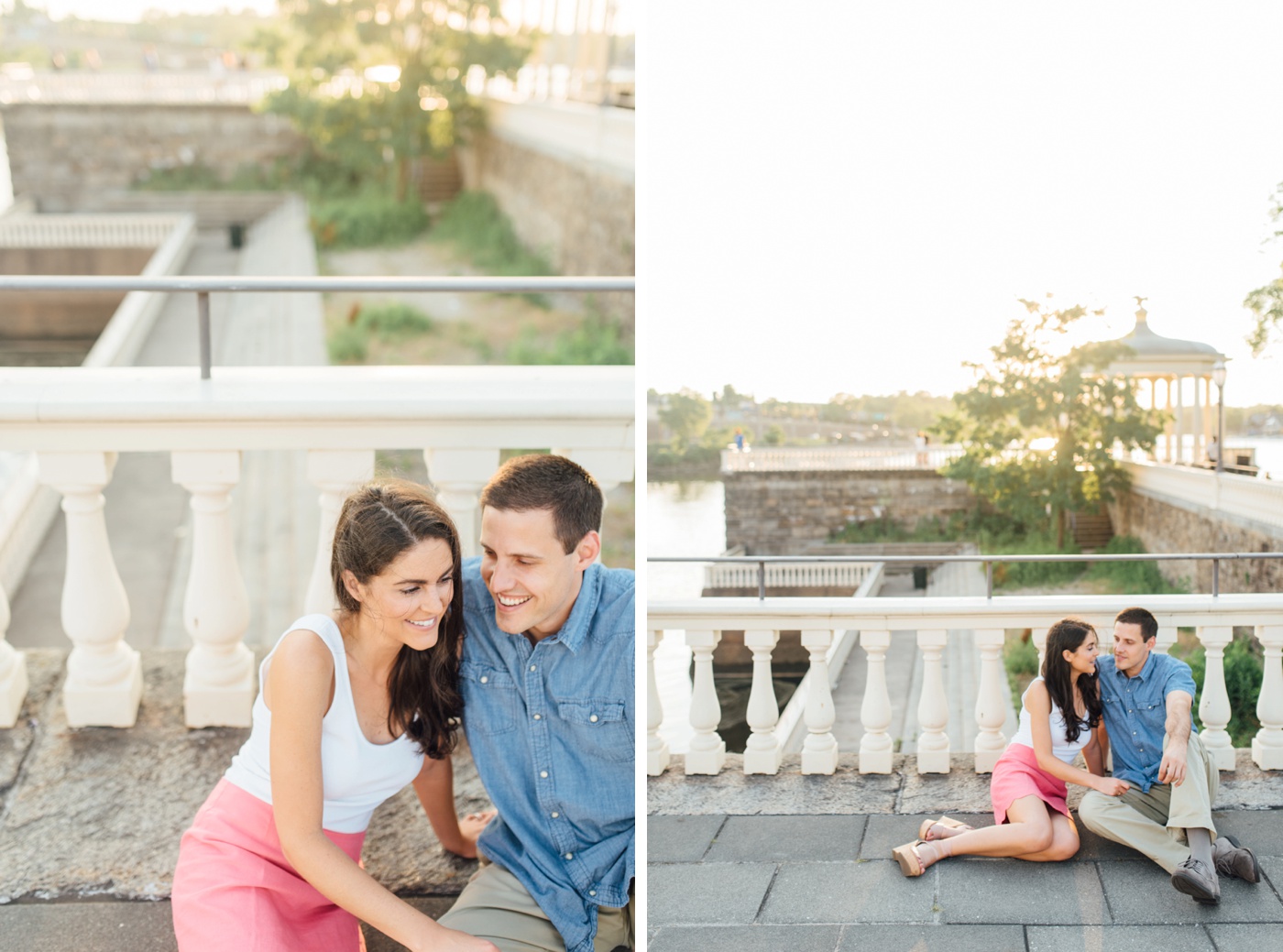 Jess + Chuck - Waterworks Engagement Session - Philadelphia Wedding Photographer - Alison Dunn Photography photo-4