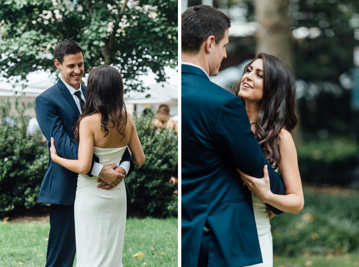 Jessica + Chuck - Rittenhouse Square First Look - Philadelphia Wedding Photographer - Alison Dunn Photography photo