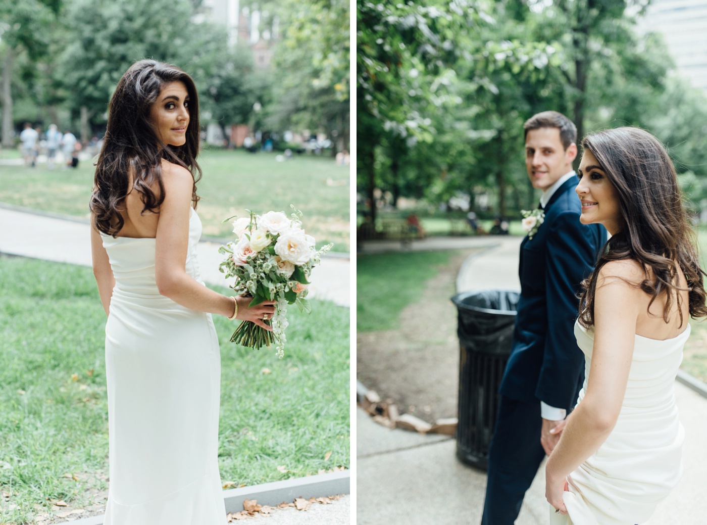 Jessica + Chuck - Rittenhouse Square First Look - Philadelphia Wedding Photographer - Alison Dunn Photography photo