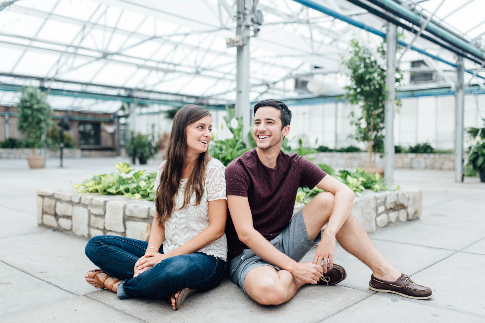 Tori + Eric - Fairmount Park Horticulture Center - Philadelphia Anniversary Session - Alison Dunn Photography photo