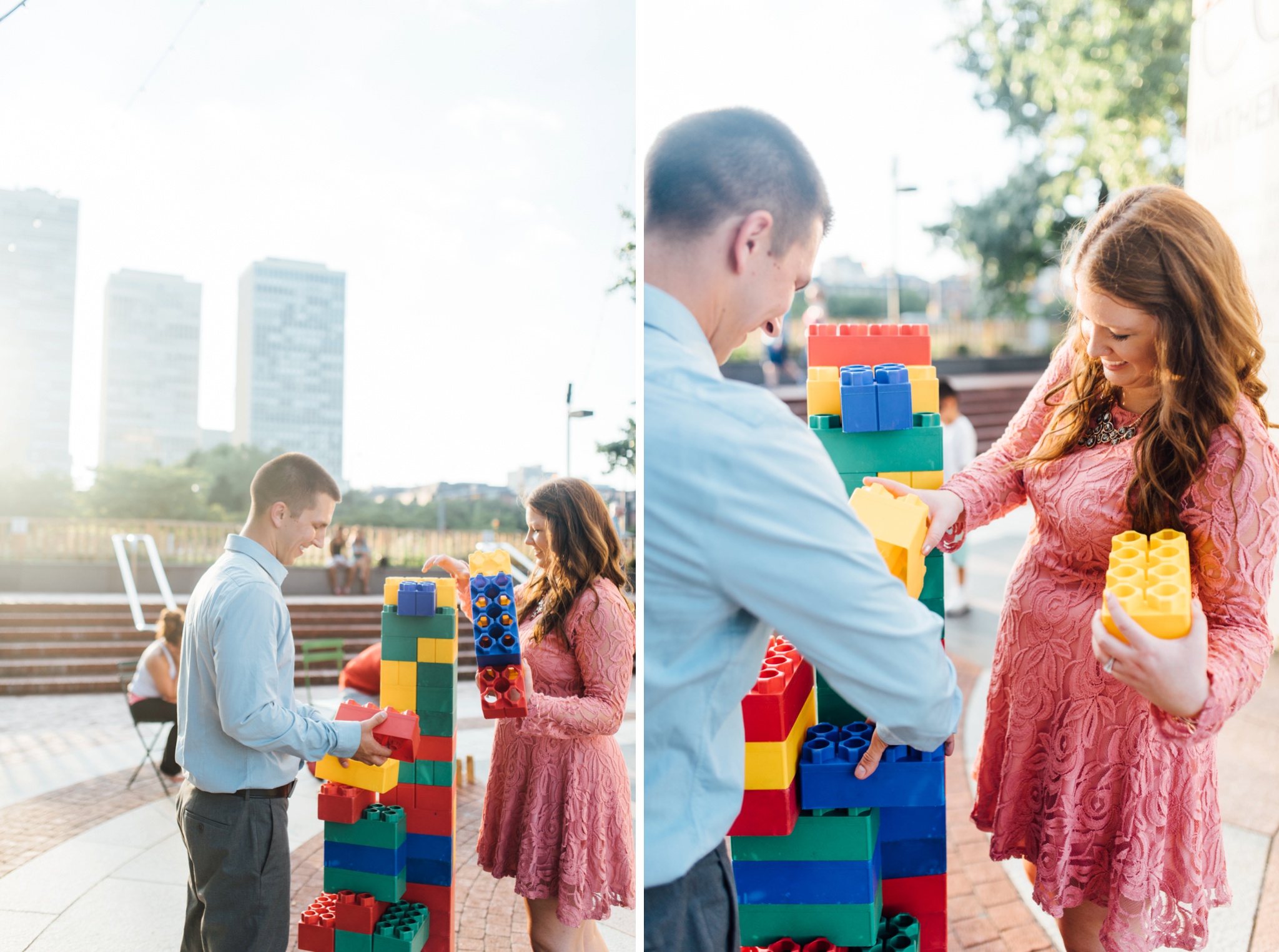 Rachel + Taylor - Spruce Street Harbor Park - Old City Philadelphia Engagement Session - Alison Dunn Photography photo