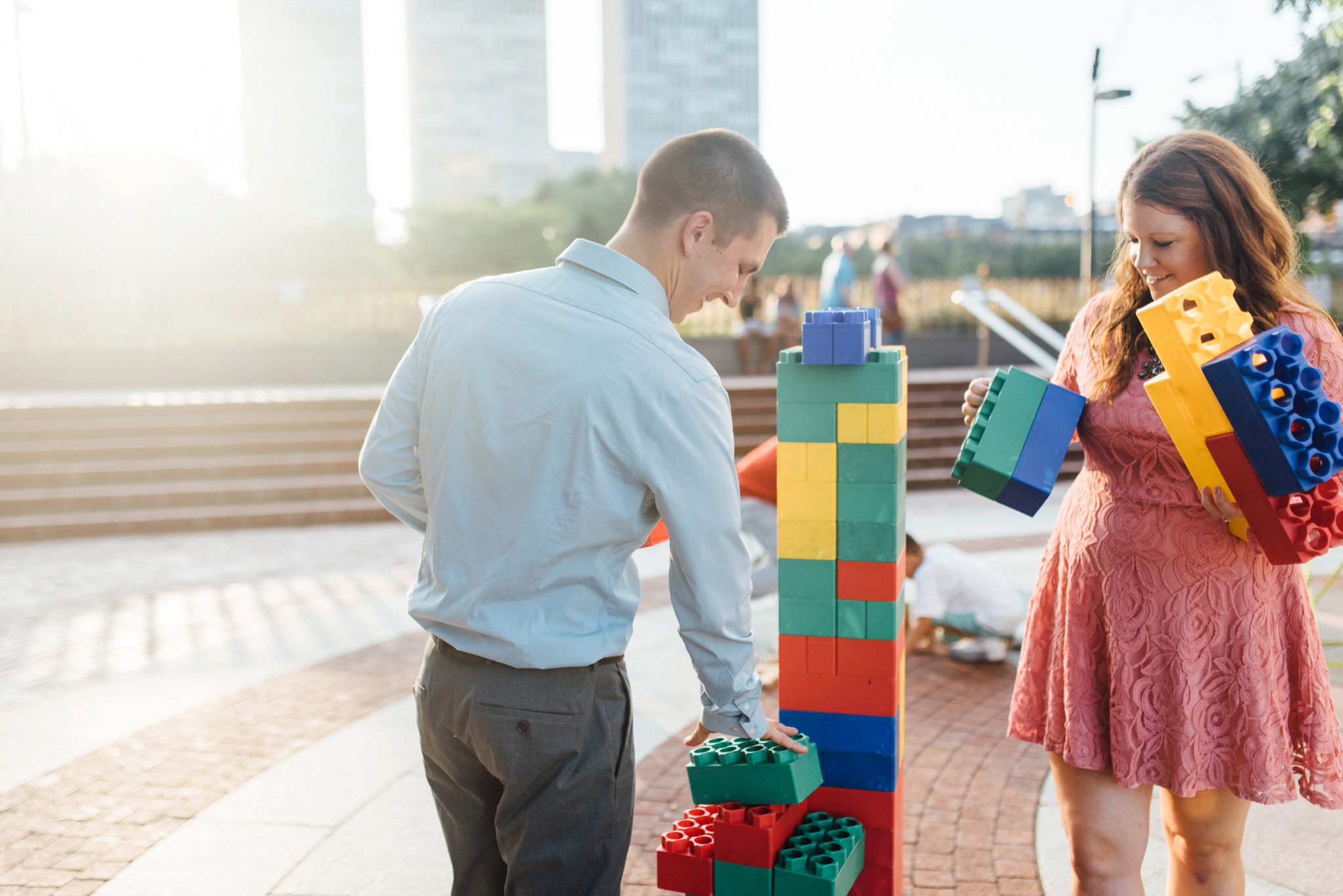 Rachel + Taylor - Spruce Street Harbor Park - Old City Philadelphia Engagement Session - Alison Dunn Photography photo