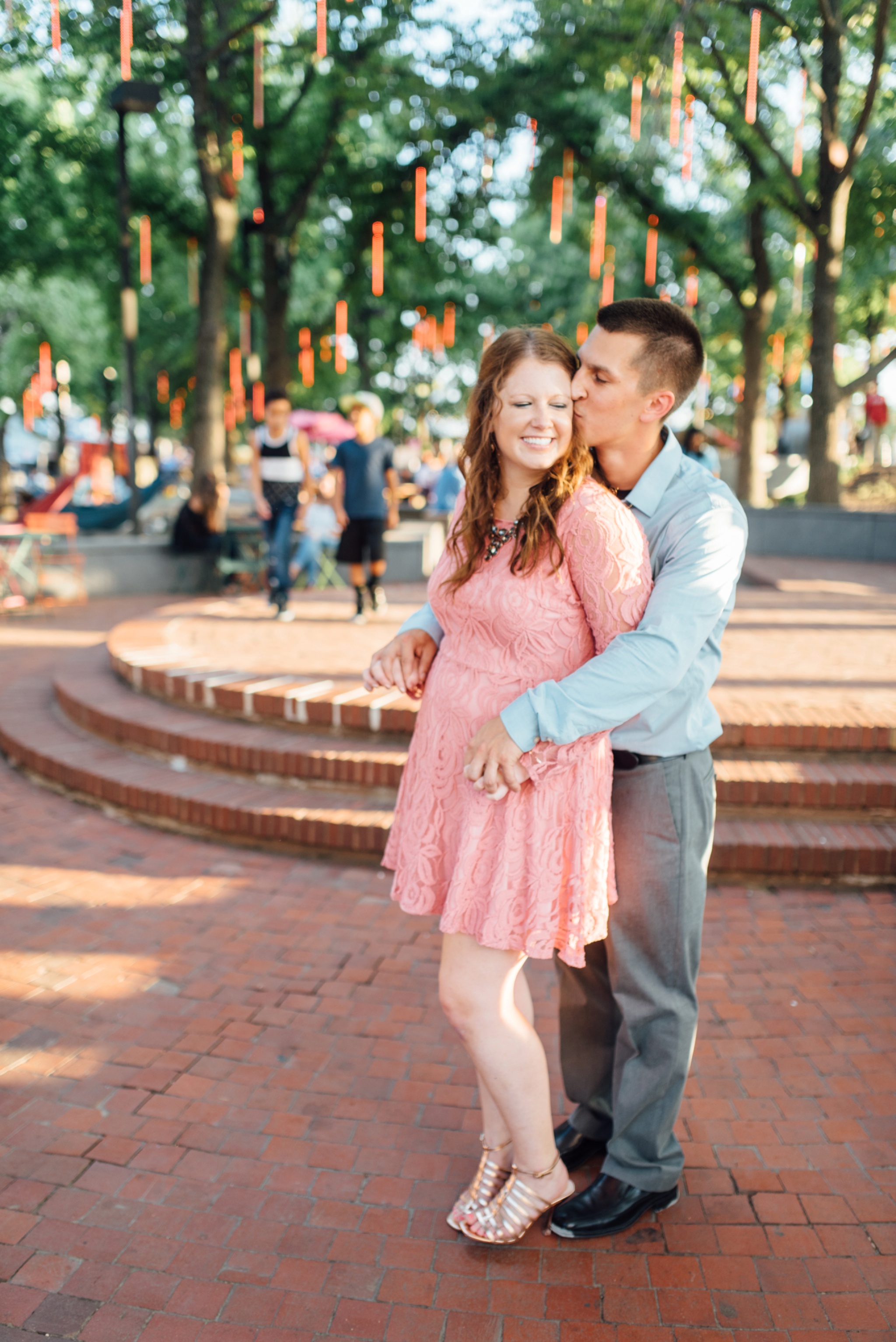 20 - Rachel + Taylor - Spruce Street Harbor Park - Old City Philadelphia Engagement Session - Alison Dunn Photography photo