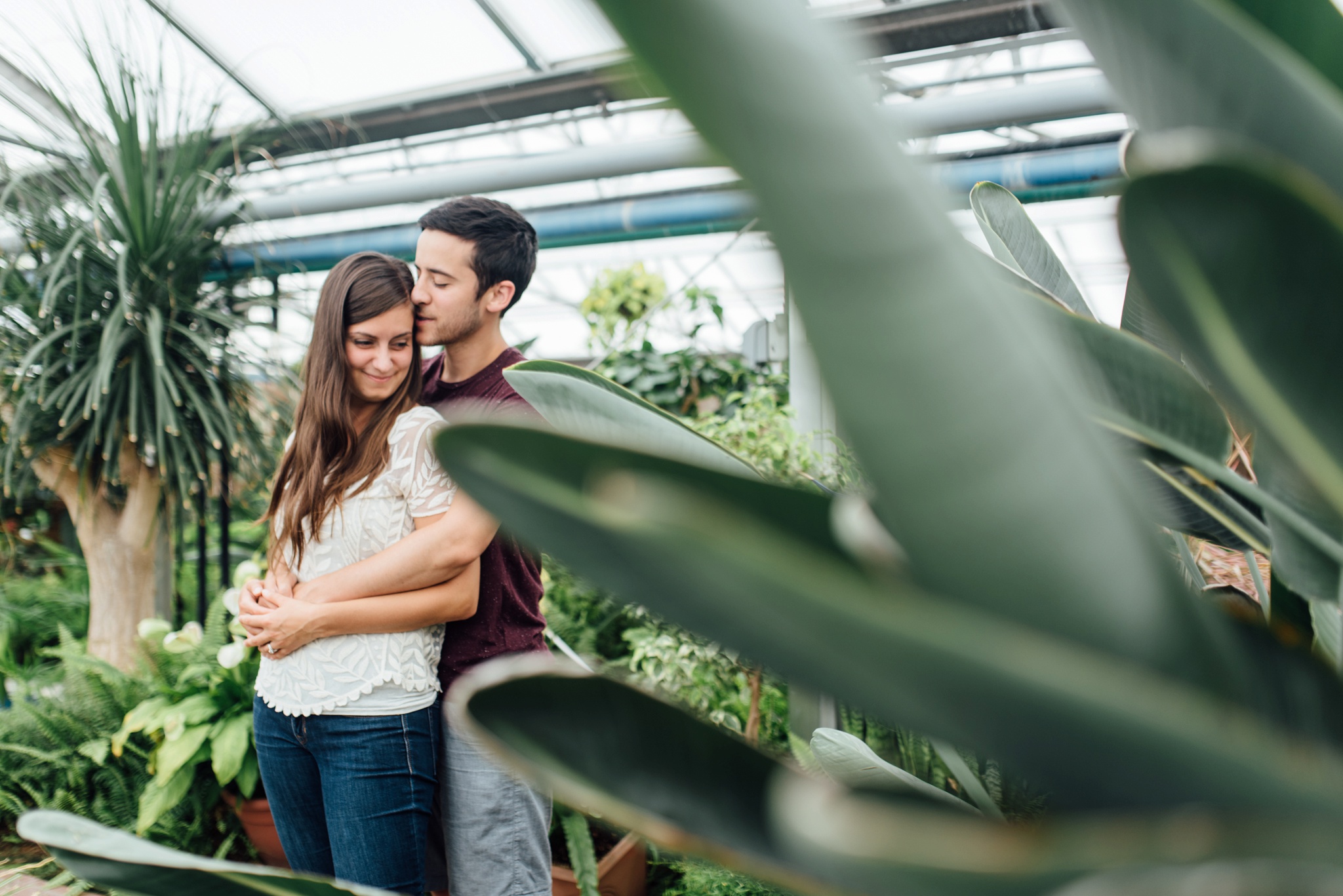 Tori + Eric - Fairmount Park Horticulture Center - Philadelphia Anniversary Session - Alison Dunn Photography photo