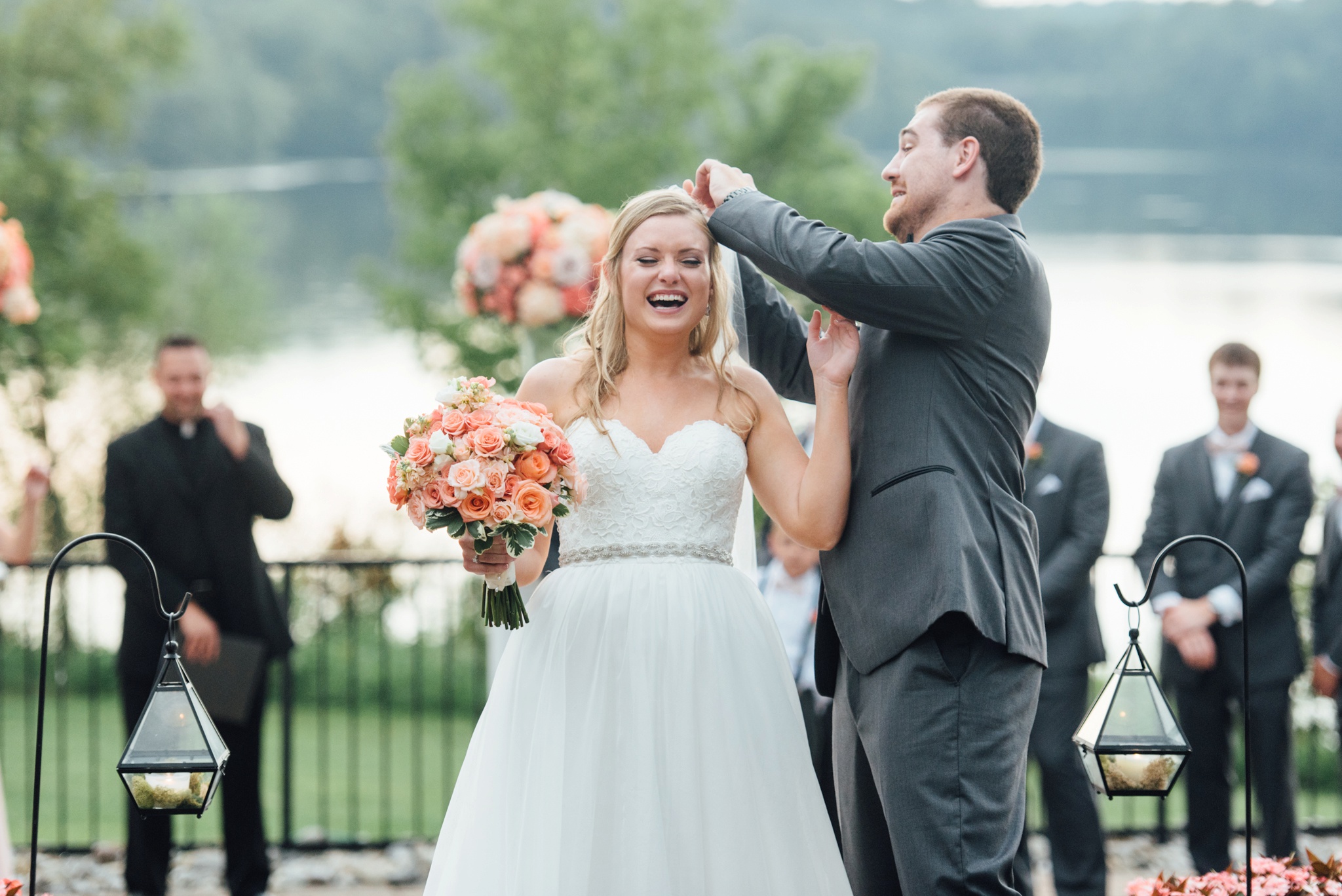63 - Liz + Vince - Lake House Inn Wedding - Perkasie Pennsylvania Wedding Photographer - Alison Dunn Photography photo