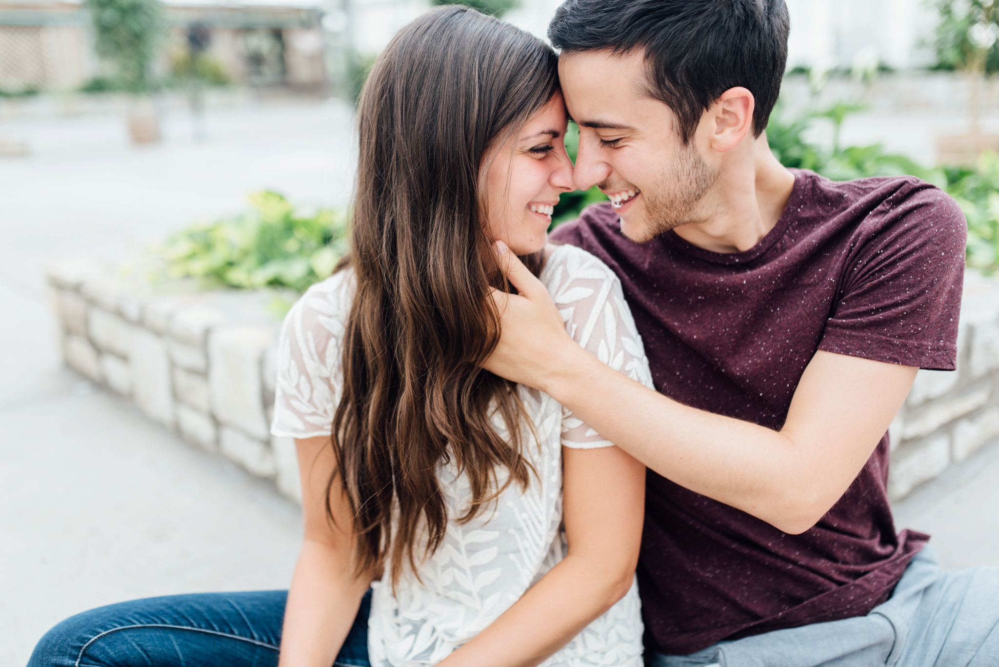 Tori + Eric - Fairmount Park Horticulture Center - Philadelphia Anniversary Session - Alison Dunn Photography photo