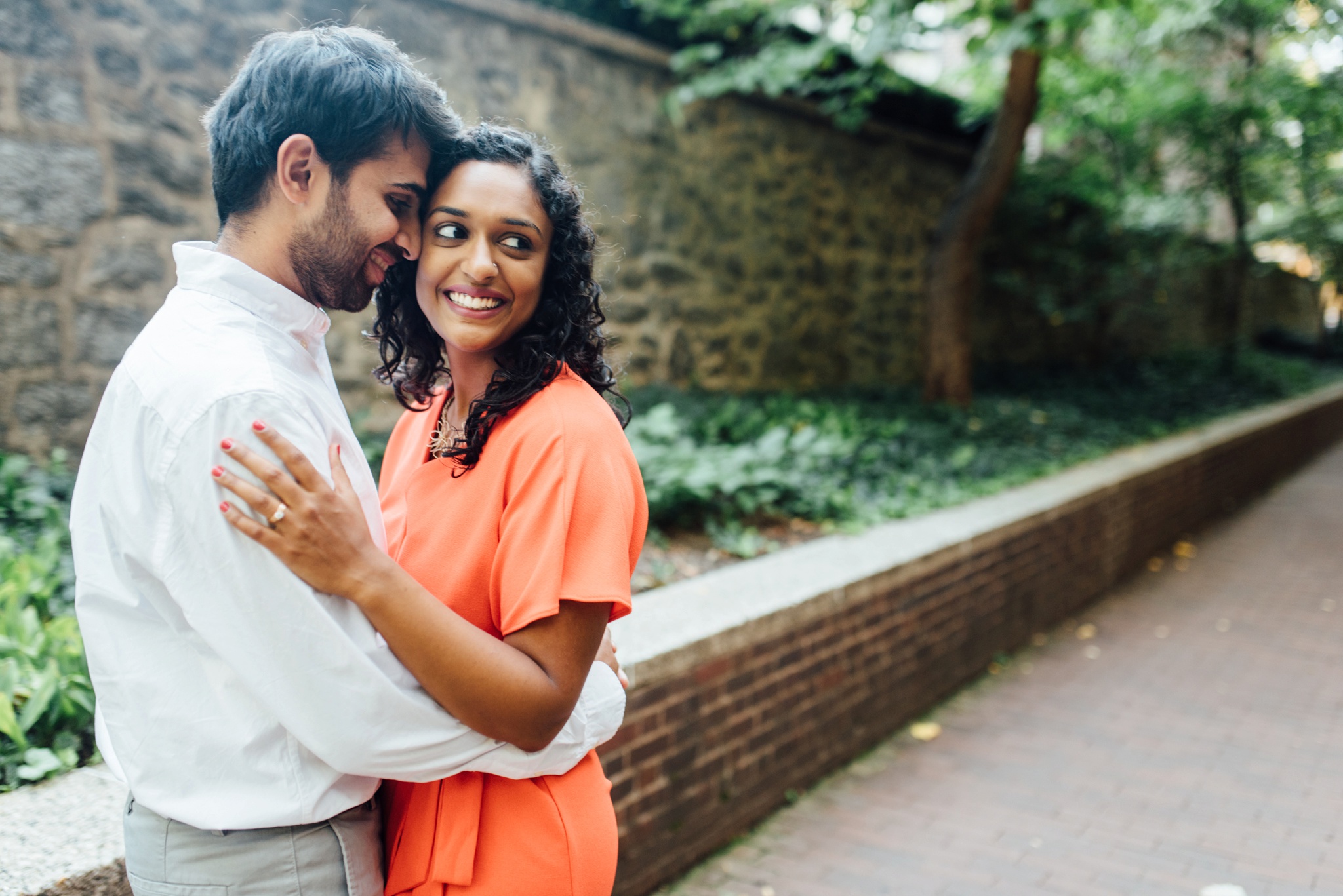 Sheetal + Sushanth - University of Pennsylvania Engagement Session - Alison Dunn Photography photo-1