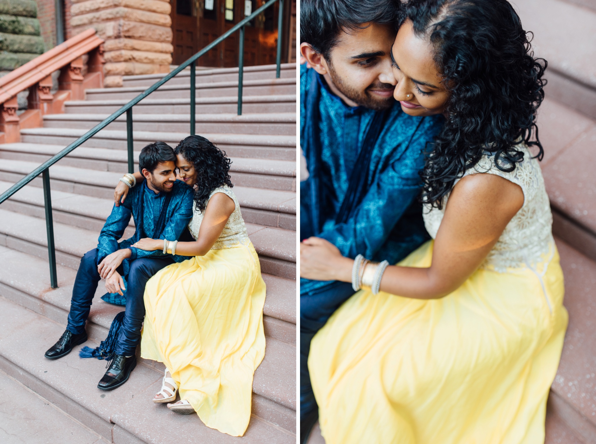 Sheetal + Sushanth - University of Pennsylvania Engagement Session - Alison Dunn Photography photo