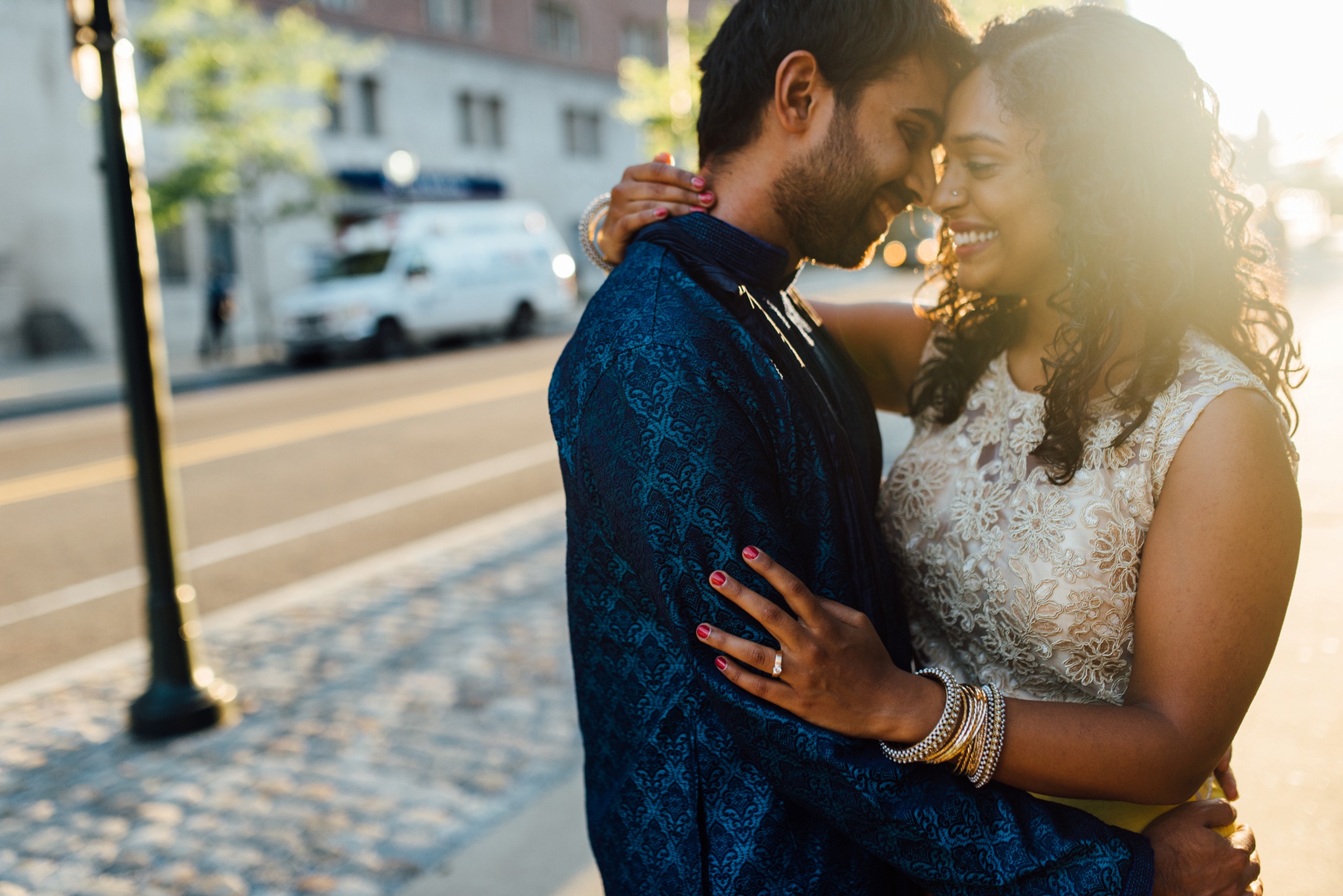 Sheetal + Sushanth - University of Pennsylvania Engagement Session - Alison Dunn Photography photo