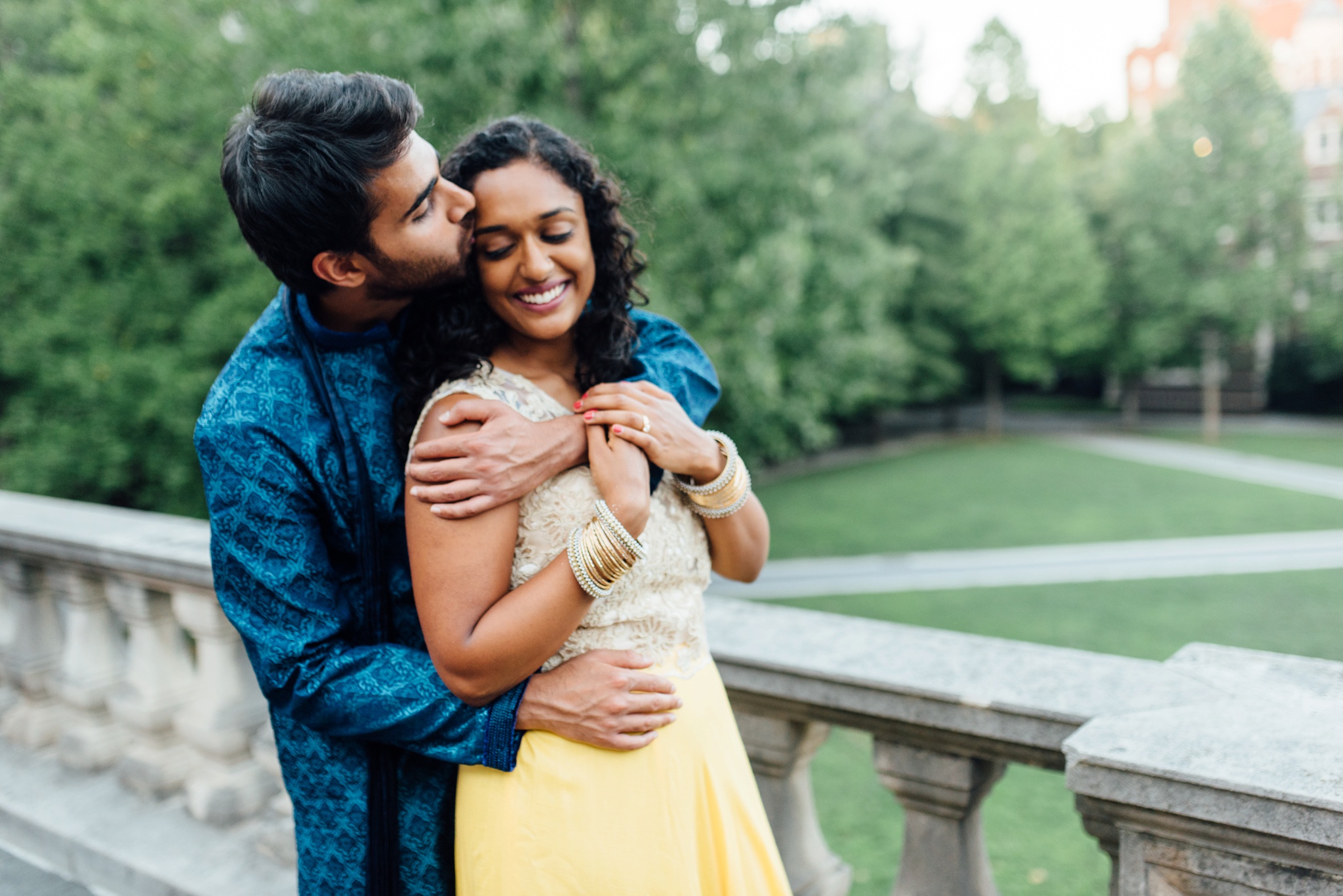 Sheetal + Sushanth - University of Pennsylvania Engagement Session - Alison Dunn Photography photo