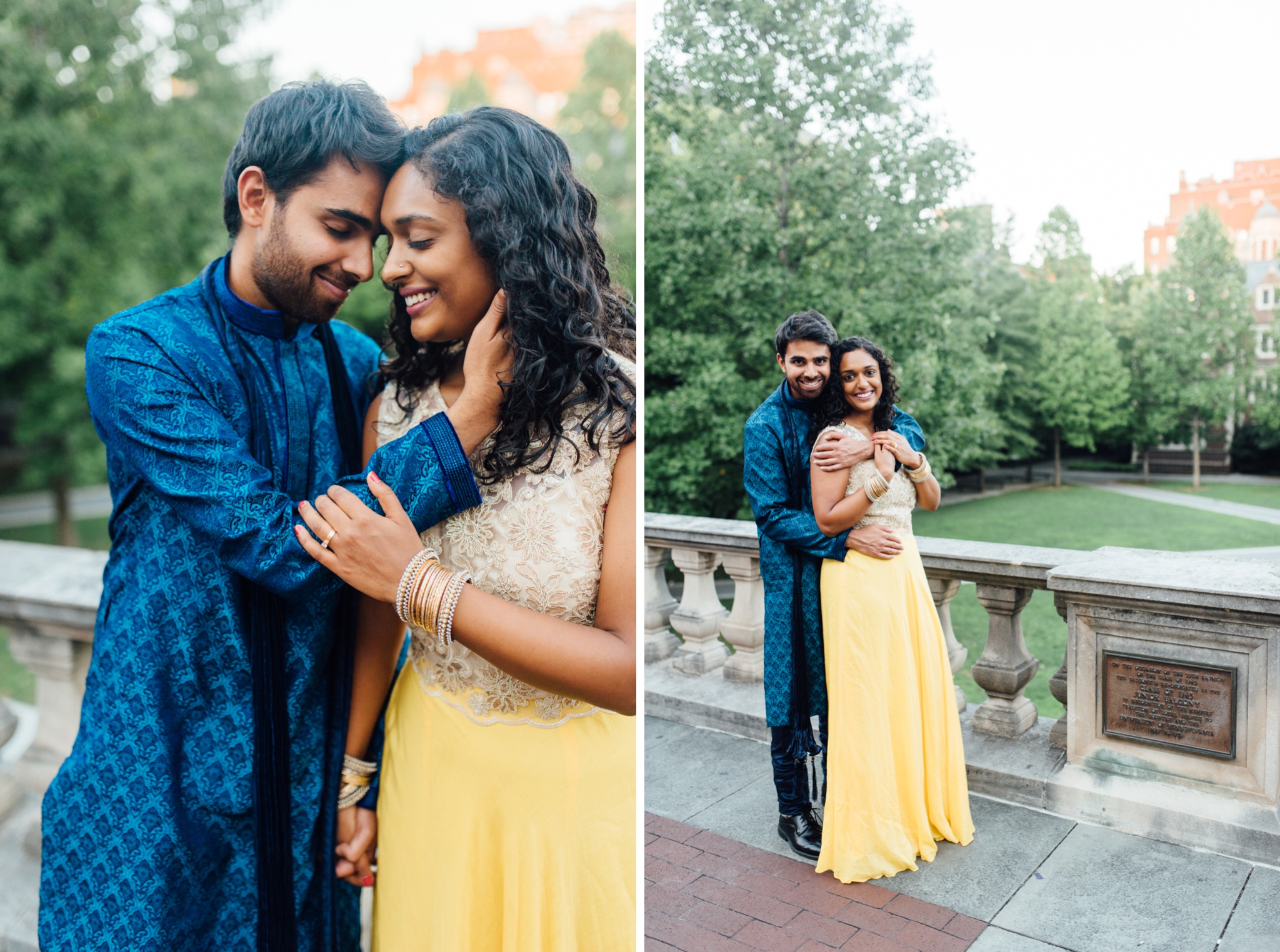 Sheetal + Sushanth - University of Pennsylvania Engagement Session - Alison Dunn Photography photo-16