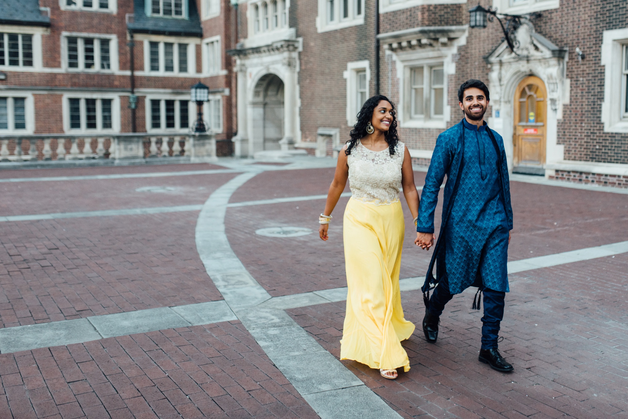 Sheetal + Sushanth - University of Pennsylvania Engagement Session - Alison Dunn Photography photo-18