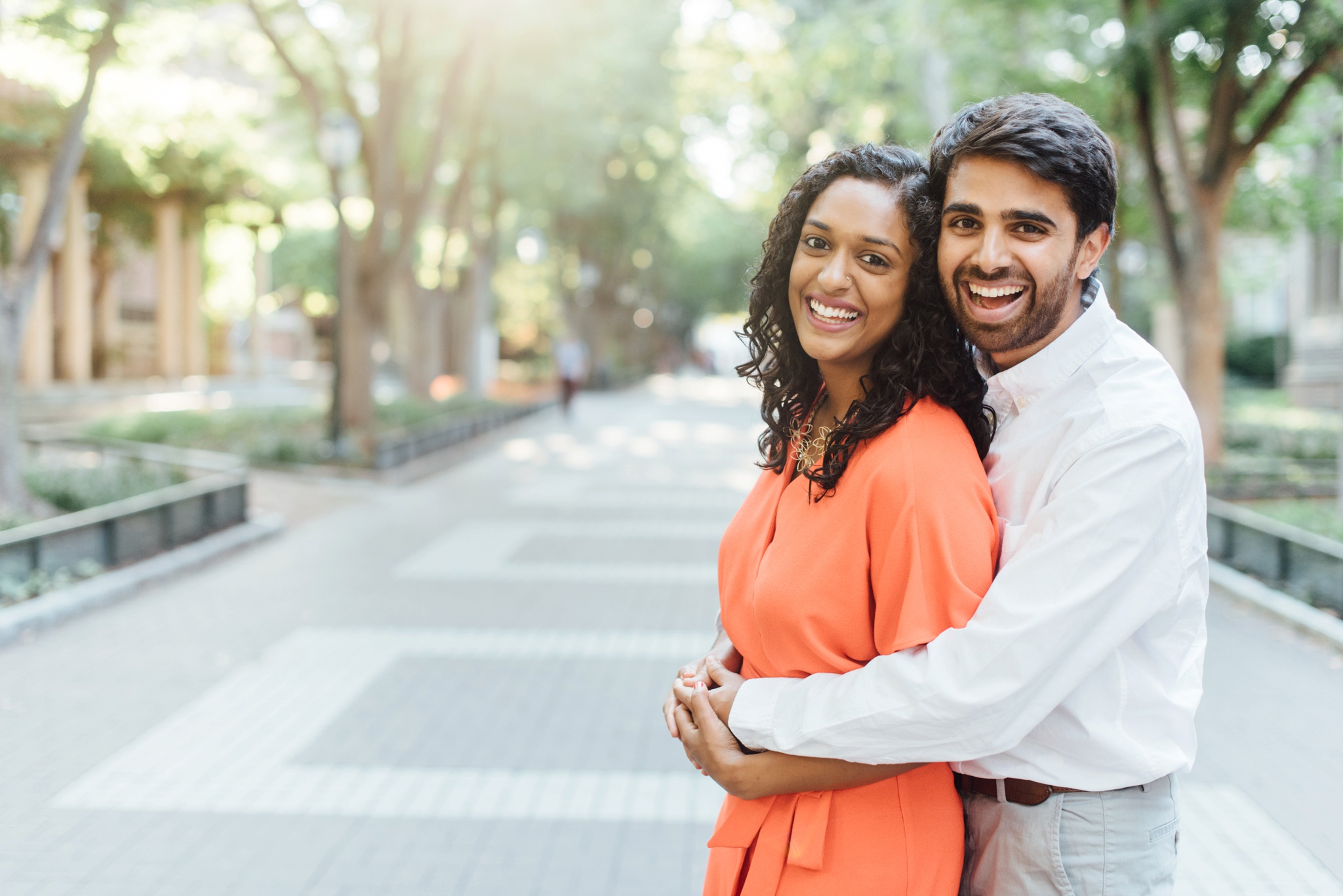 Sheetal + Sushanth - University of Pennsylvania Engagement Session - Alison Dunn Photography photo