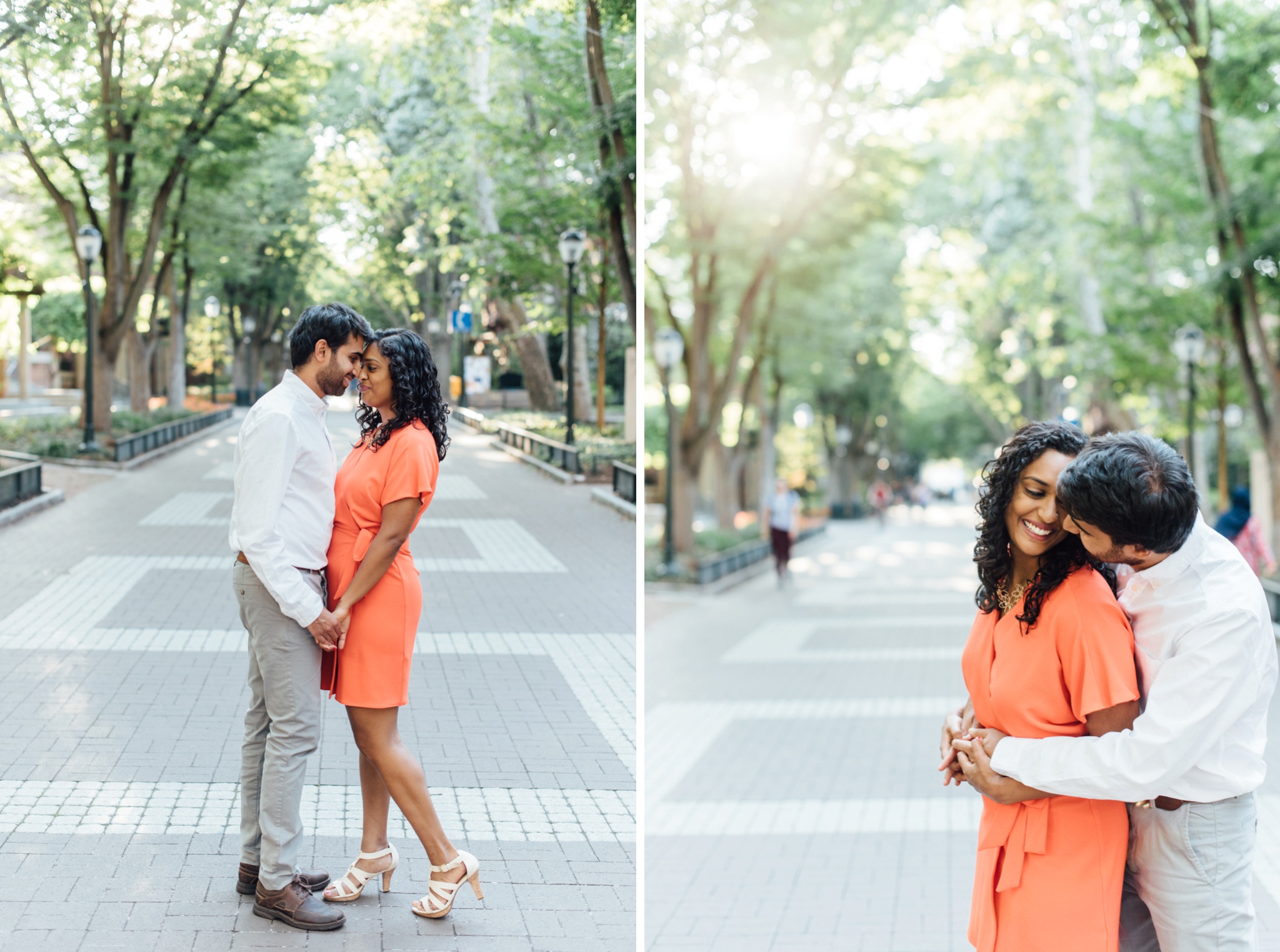 Sheetal + Sushanth - University of Pennsylvania Engagement Session - Alison Dunn Photography photo