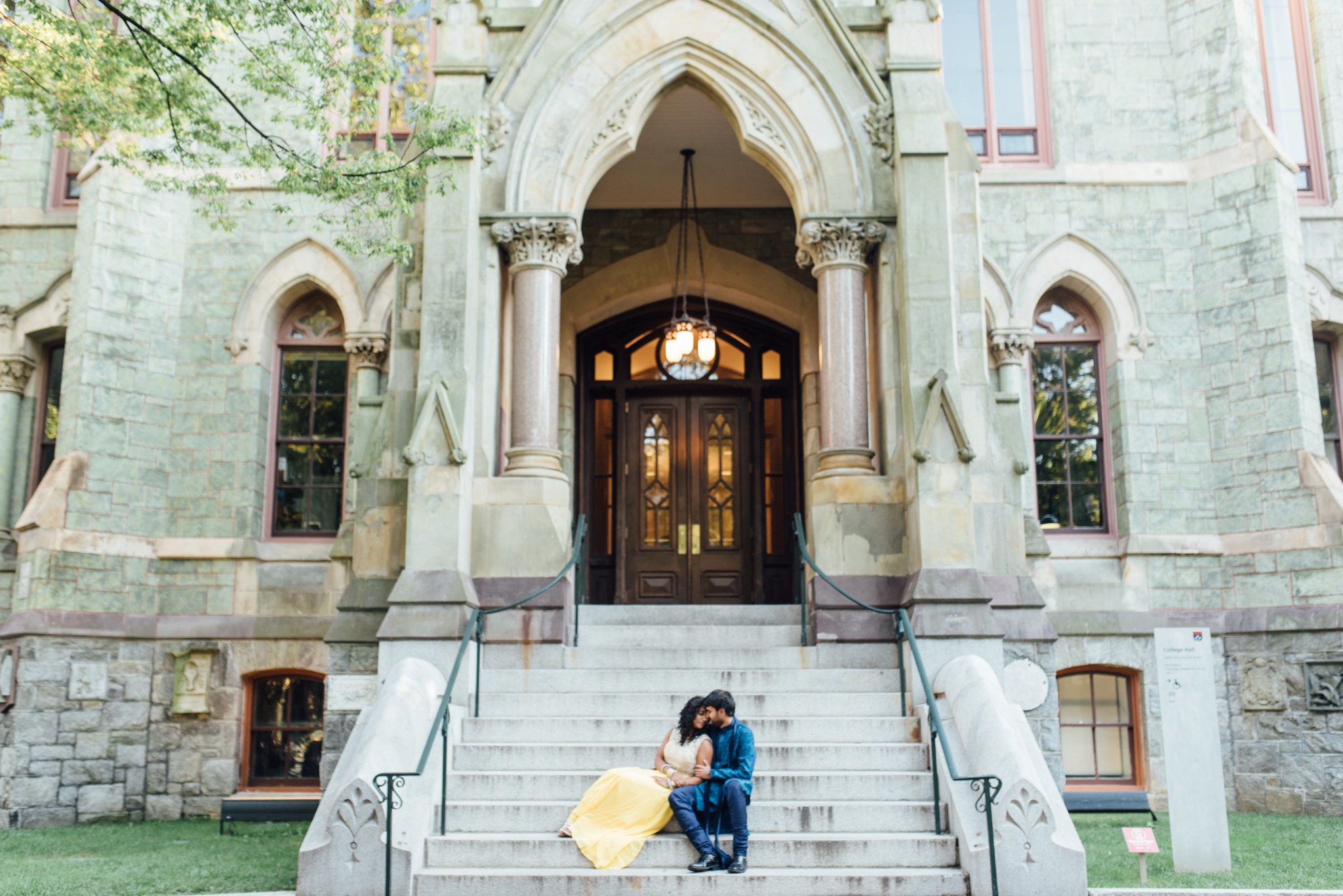 Sheetal + Sushanth - University of Pennsylvania Engagement Session - Alison Dunn Photography photo-8
