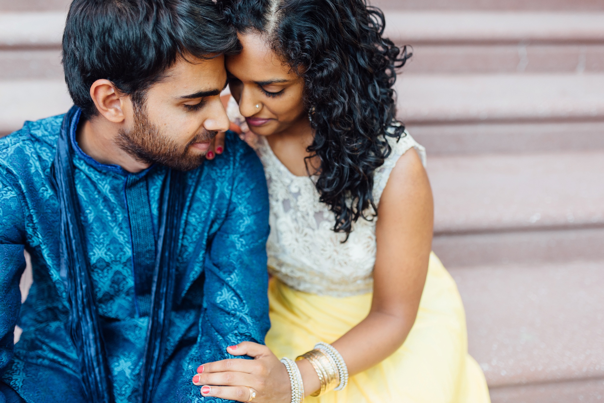 Sheetal + Sushanth - University of Pennsylvania Engagement Session - Alison Dunn Photography photo