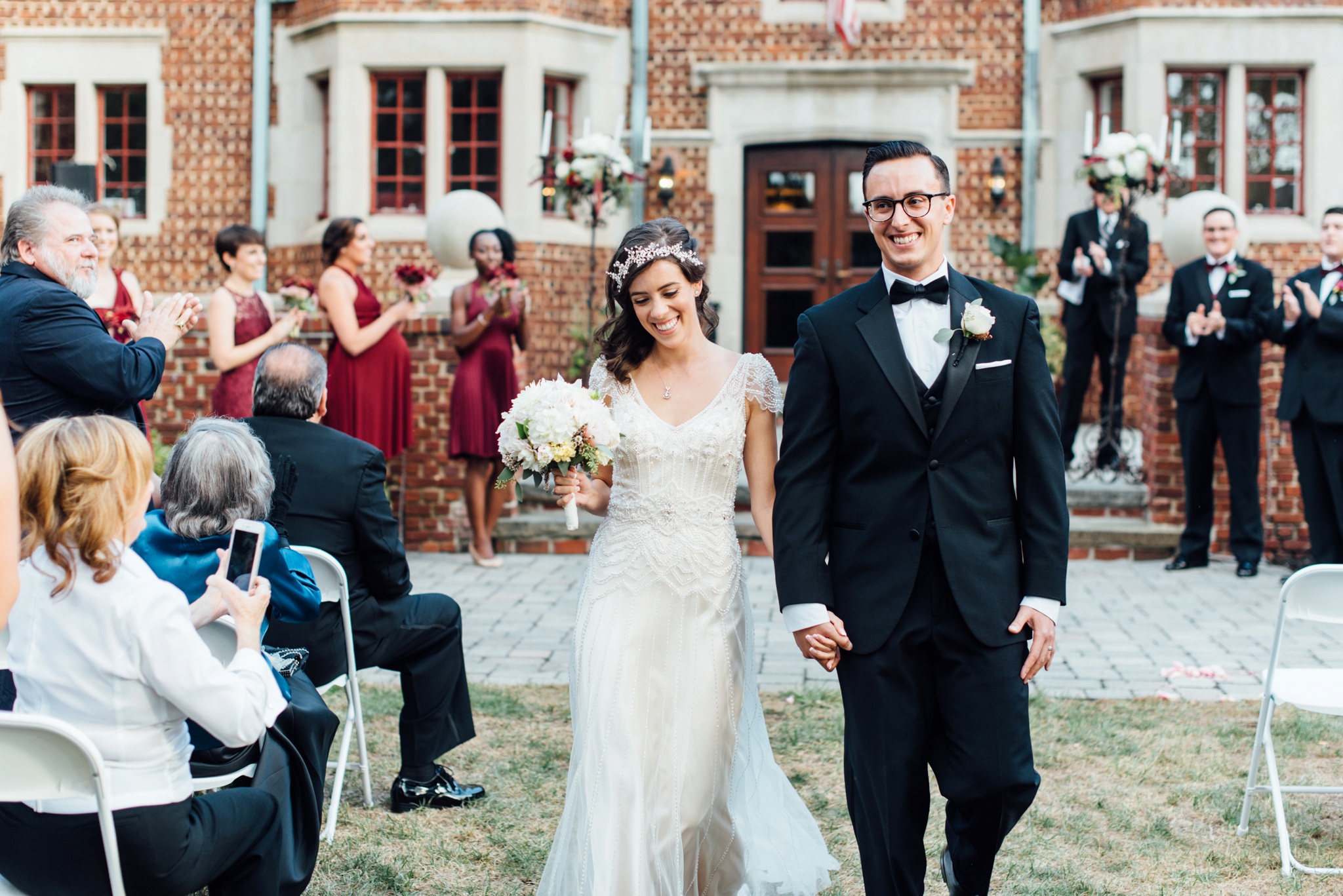 Kyle + Antonia - Moorestown Community House Wedding Ceremony New Jersey Alison Dunn Photography photo