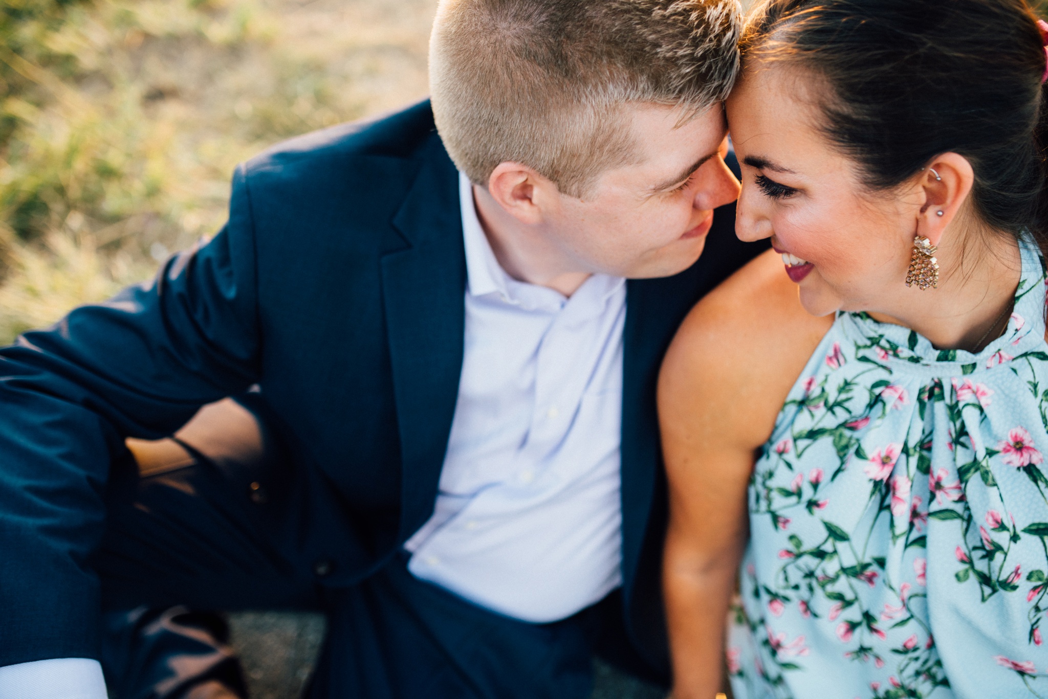 Colleen + Matt - WNYC Transmitter Park - Greenpoint Brooklyn New York Engagement Session - Alison Dunn Photography photo