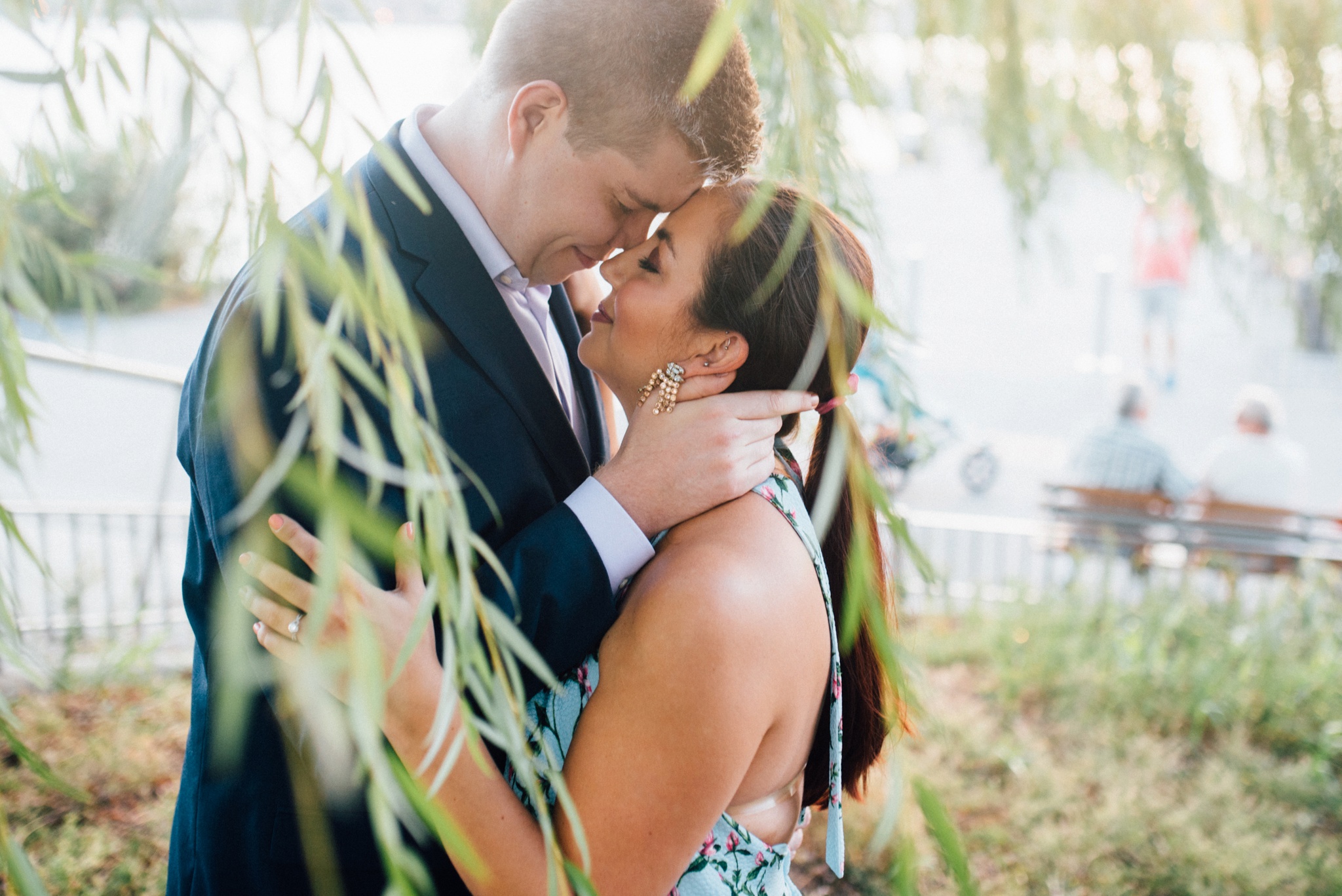 Colleen + Matt - WNYC Transmitter Park - Greenpoint Brooklyn New York Engagement Session - Alison Dunn Photography photo