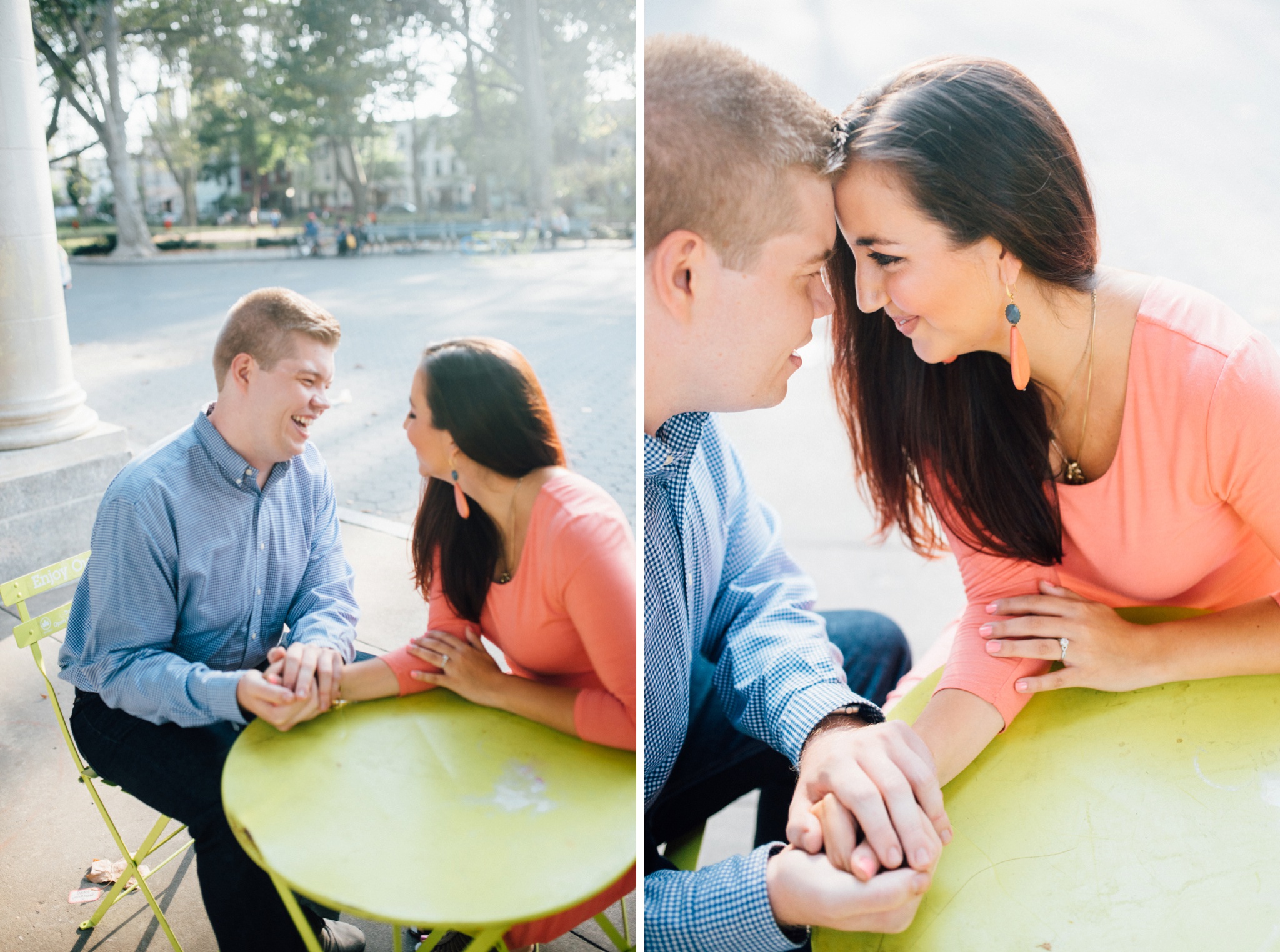 Colleen + Matt - Msgr McGolrick Park - Greenpoint Brooklyn New York Engagement Session - Alison Dunn Photography photo