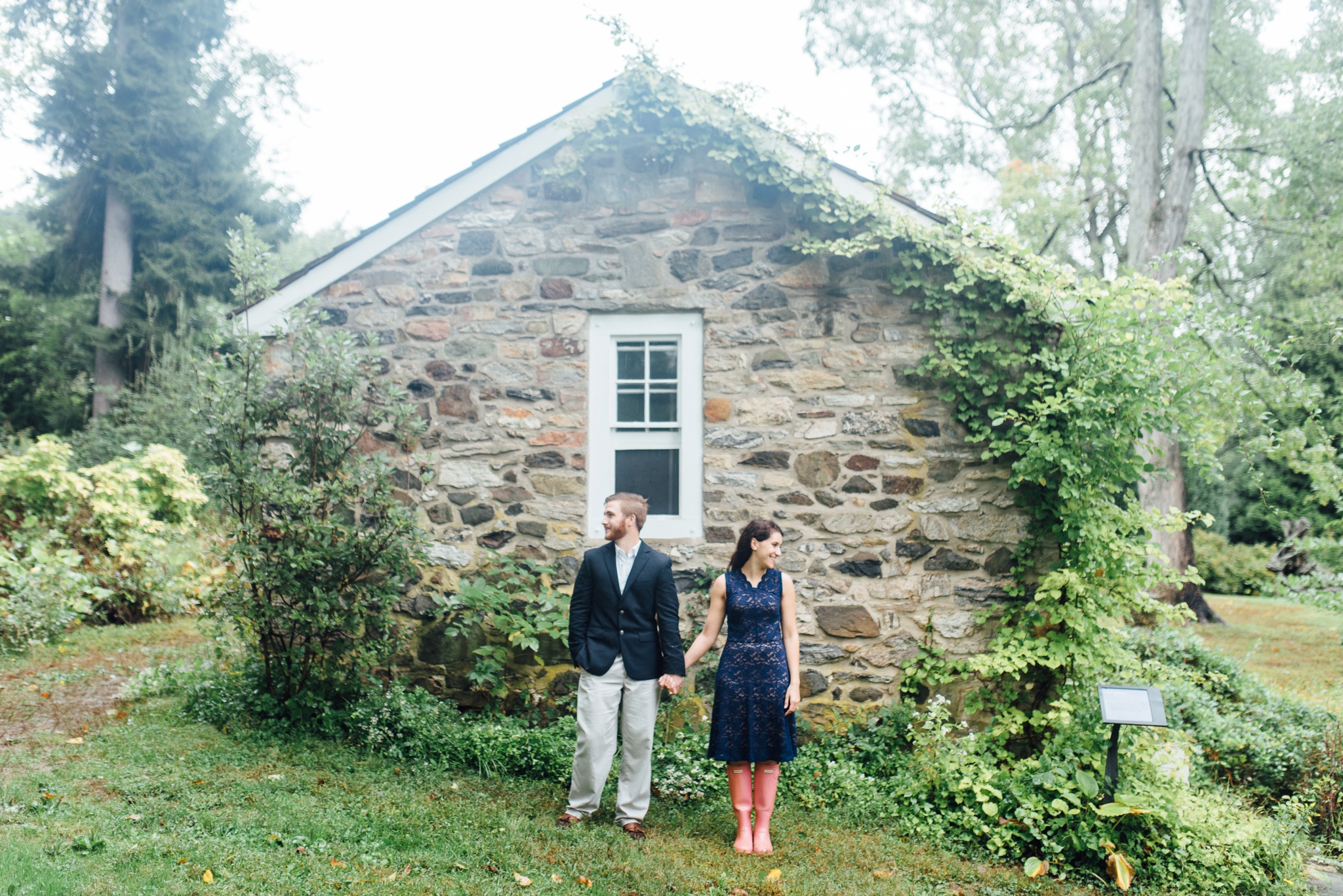 Stephanie + Gary - Tyler Arboretum - Media Engagement Session - Alison Dunn Photography photo