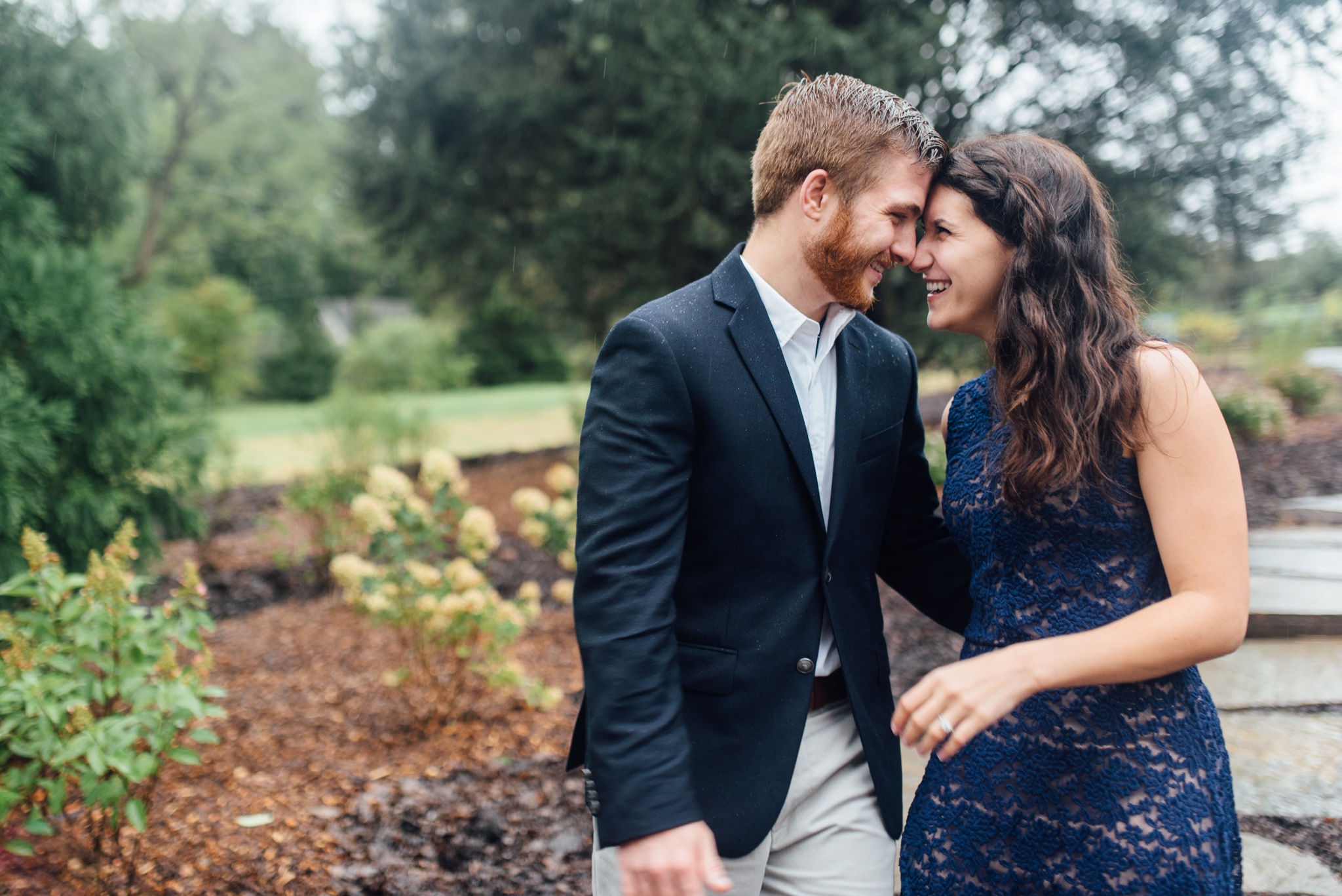 Stephanie + Gary - Tyler Arboretum - Media Engagement Session - Alison Dunn Photography photo