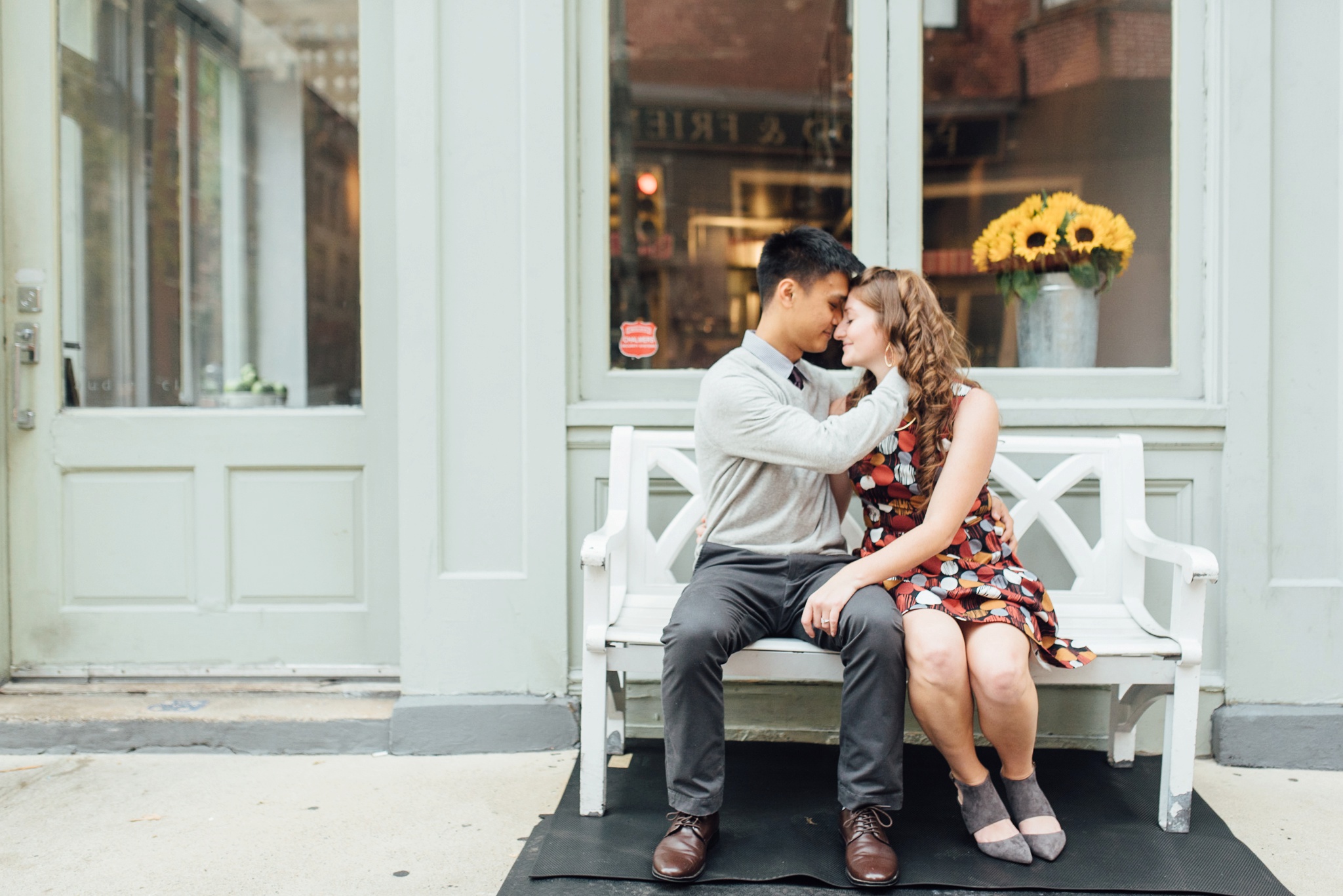 Dana + James - Graduate Hospital - Philadelphia Engagement Session - Alison Dunn Photography photo