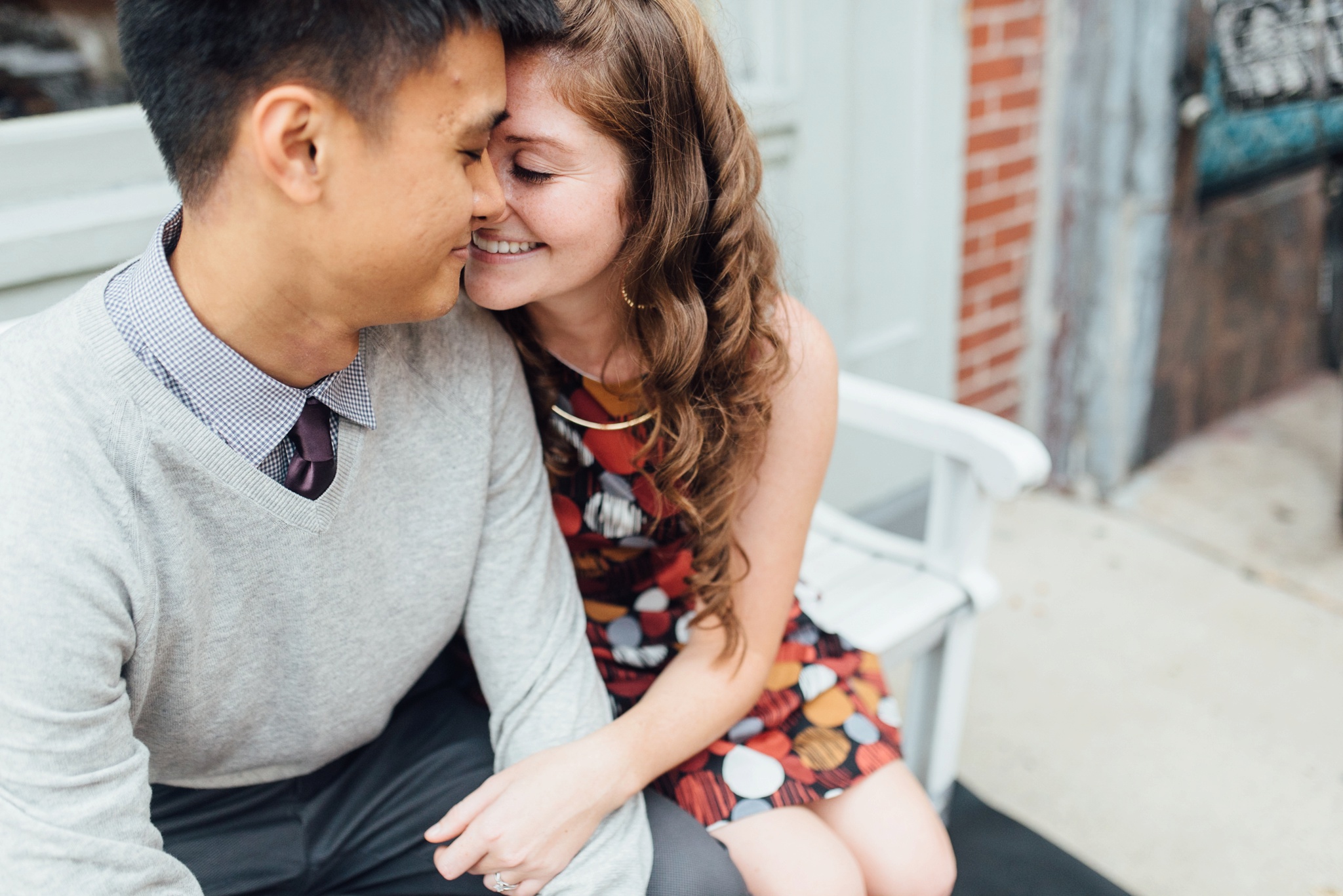 Dana + James - Graduate Hospital - Philadelphia Engagement Session - Alison Dunn Photography photo