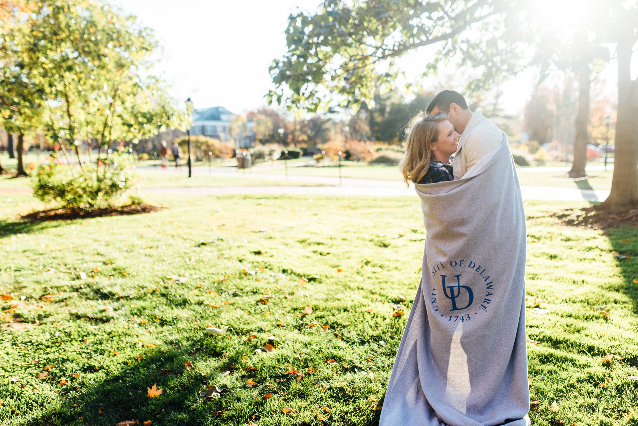 Caitlyn + Ed - University of Delaware - Newark Engagement Session - Alison Dunn Photography photo