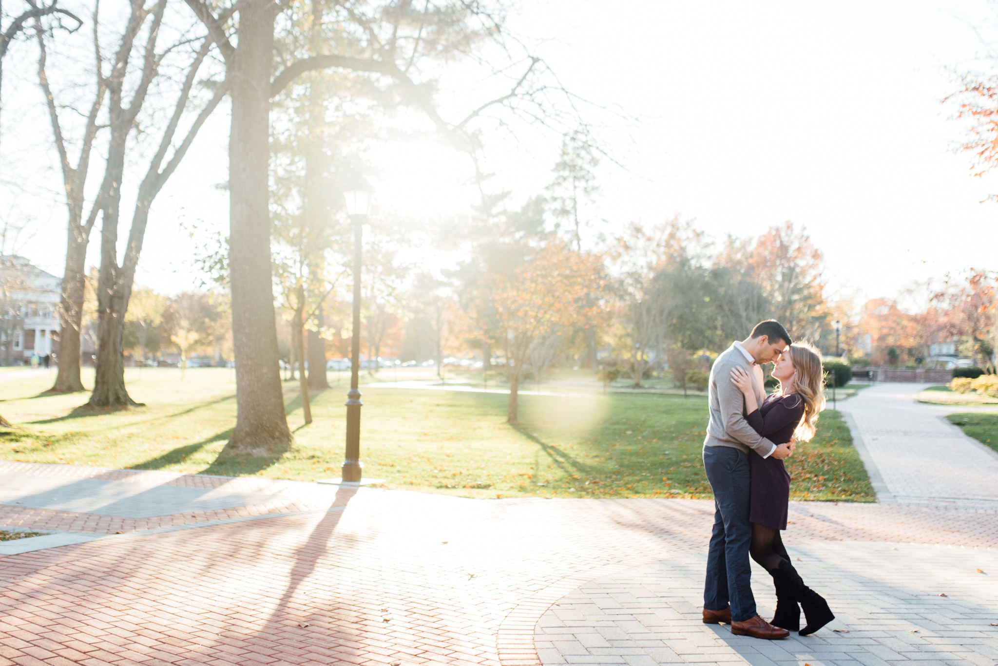 Caitlyn + Ed - University of Delaware - Newark Engagement Session - Alison Dunn Photography photo