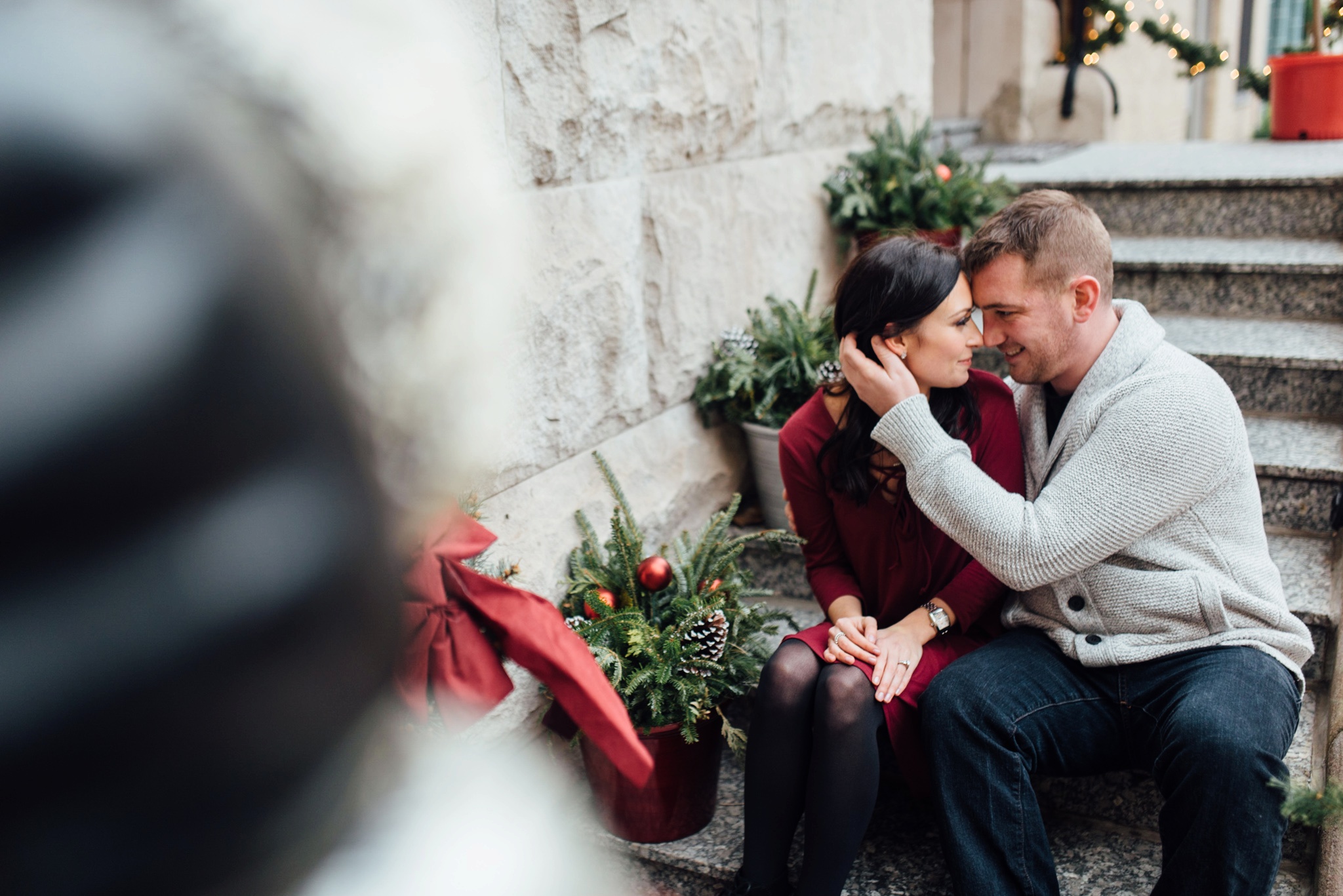 Kerri + Joe - Rittenhouse Square Engagement Session - Alison Dunn Photography photo