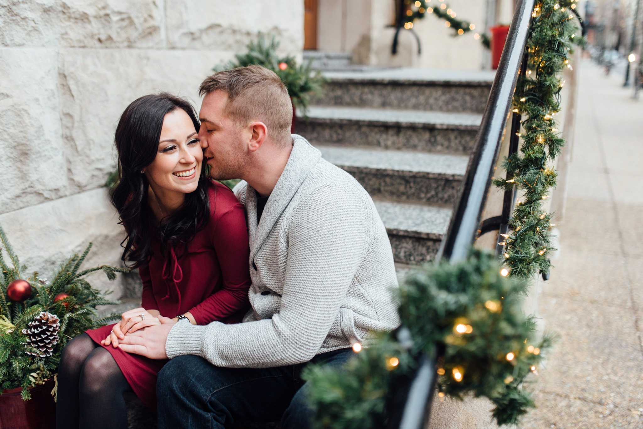 Kerri + Joe - Rittenhouse Square Engagement Session - Alison Dunn Photography photo