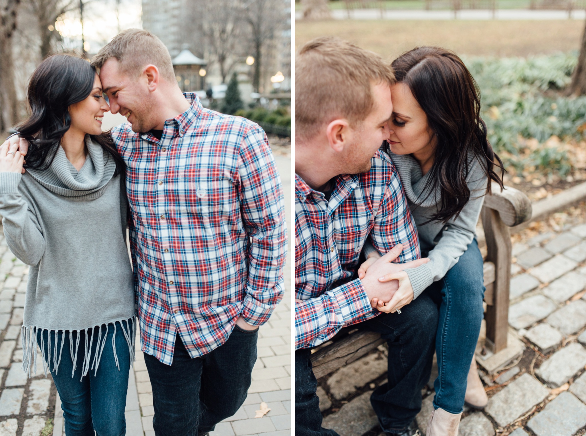 Kerri + Joe - Rittenhouse Square Engagement Session - Alison Dunn Photography photo