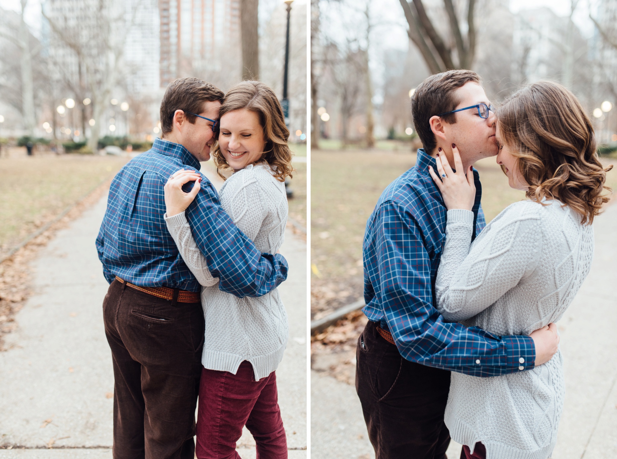 Carolynn + Ryan - Rittenhouse Square Engagement Session - Philadelphia Wedding Photographer - Alison Dunn Photography photo