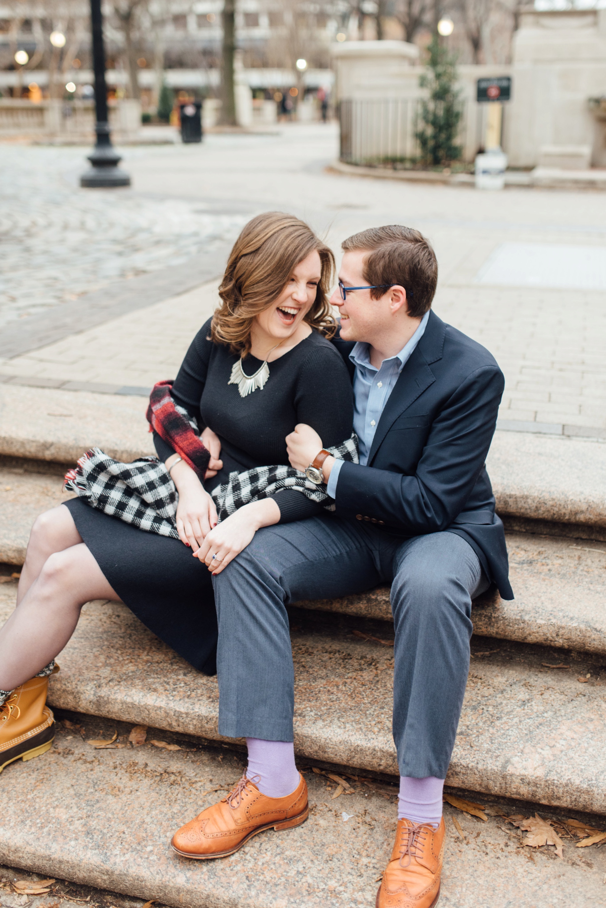 Carolynn + Ryan - Rittenhouse Square Engagement Session - Philadelphia Wedding Photographer - Alison Dunn Photography photo-3