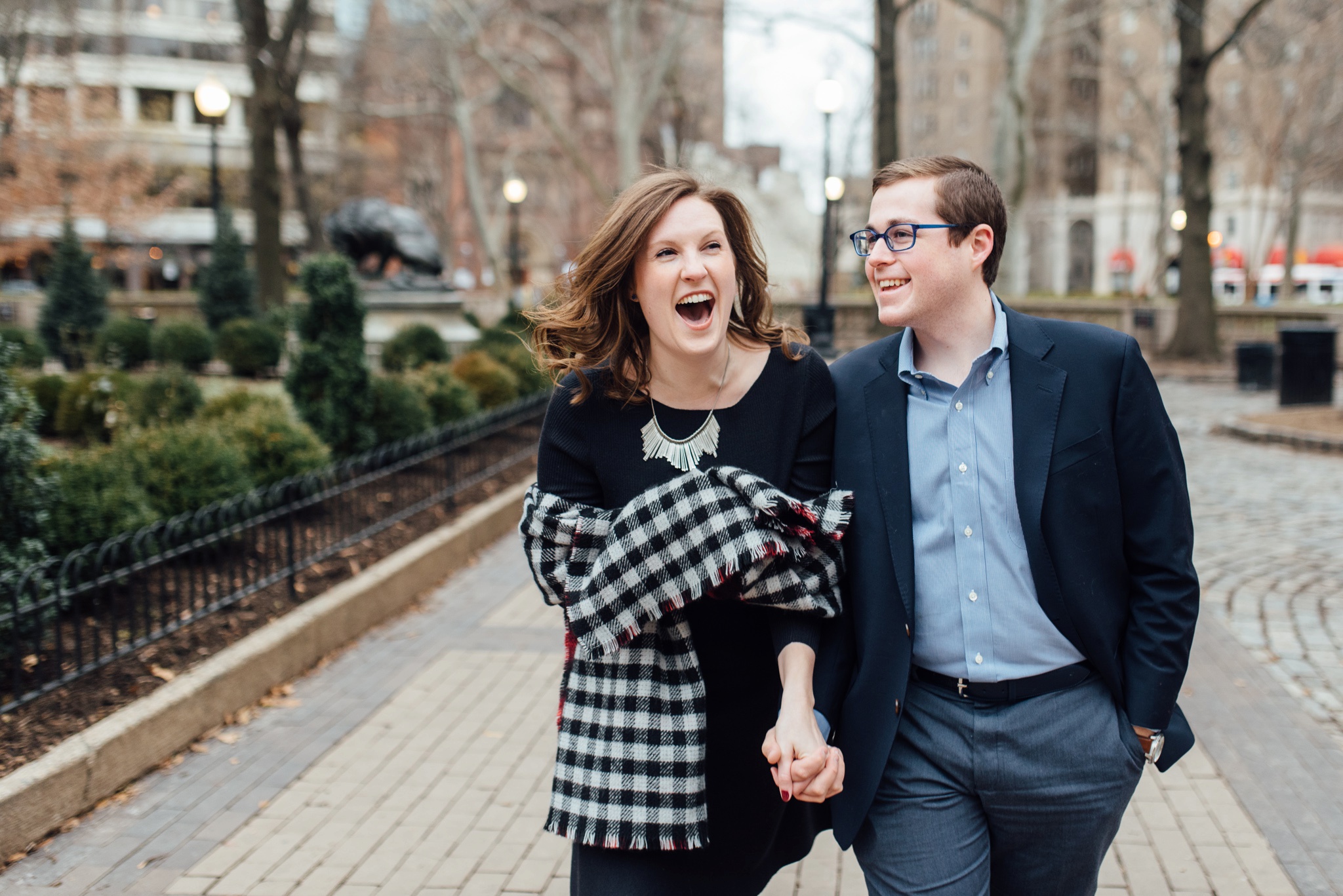 Carolynn + Ryan - Rittenhouse Square Engagement Session - Philadelphia Wedding Photographer - Alison Dunn Photography photo-6