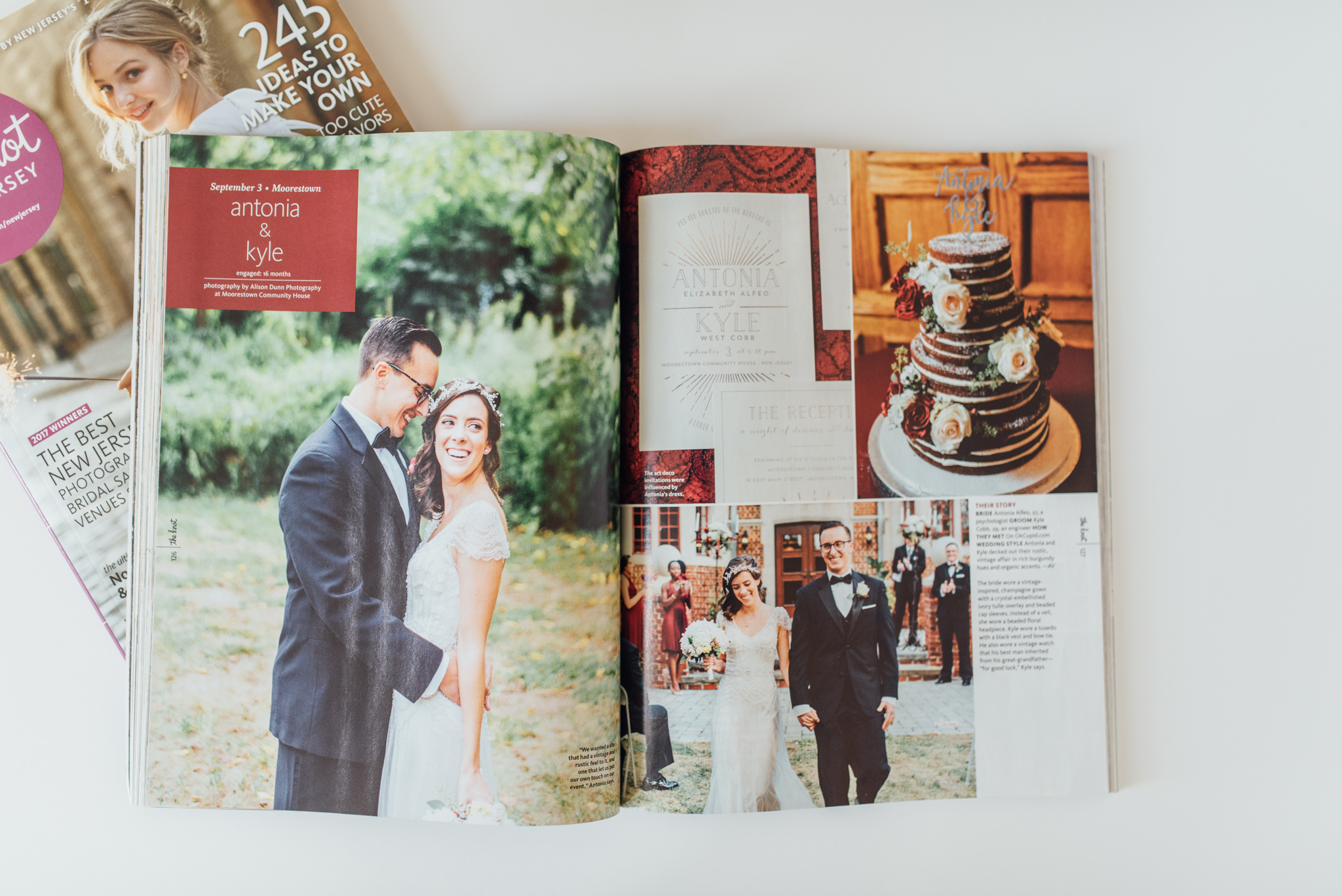 The Knot Magazine Featured Wedding - Moorestown Community House - Burlington County New Jersey - Alison Dunn Photography photo